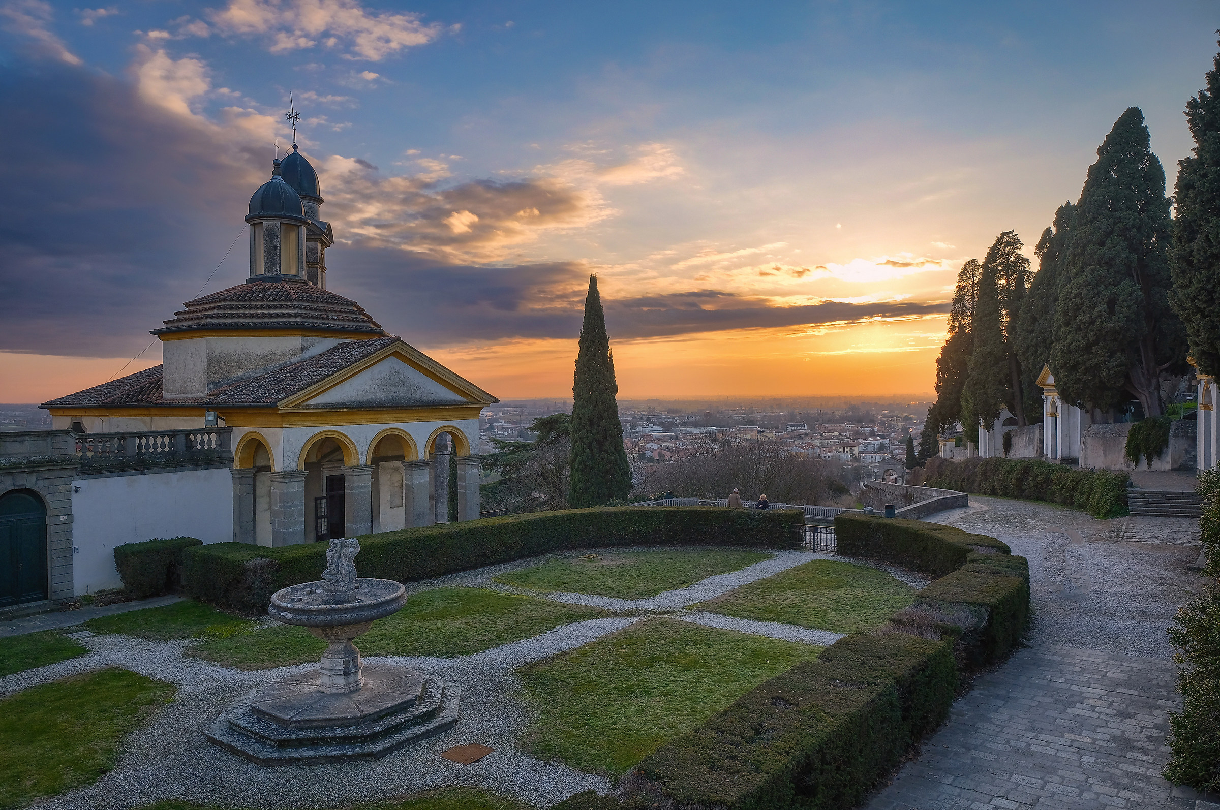 Panorama from the garden of Villa Duodo