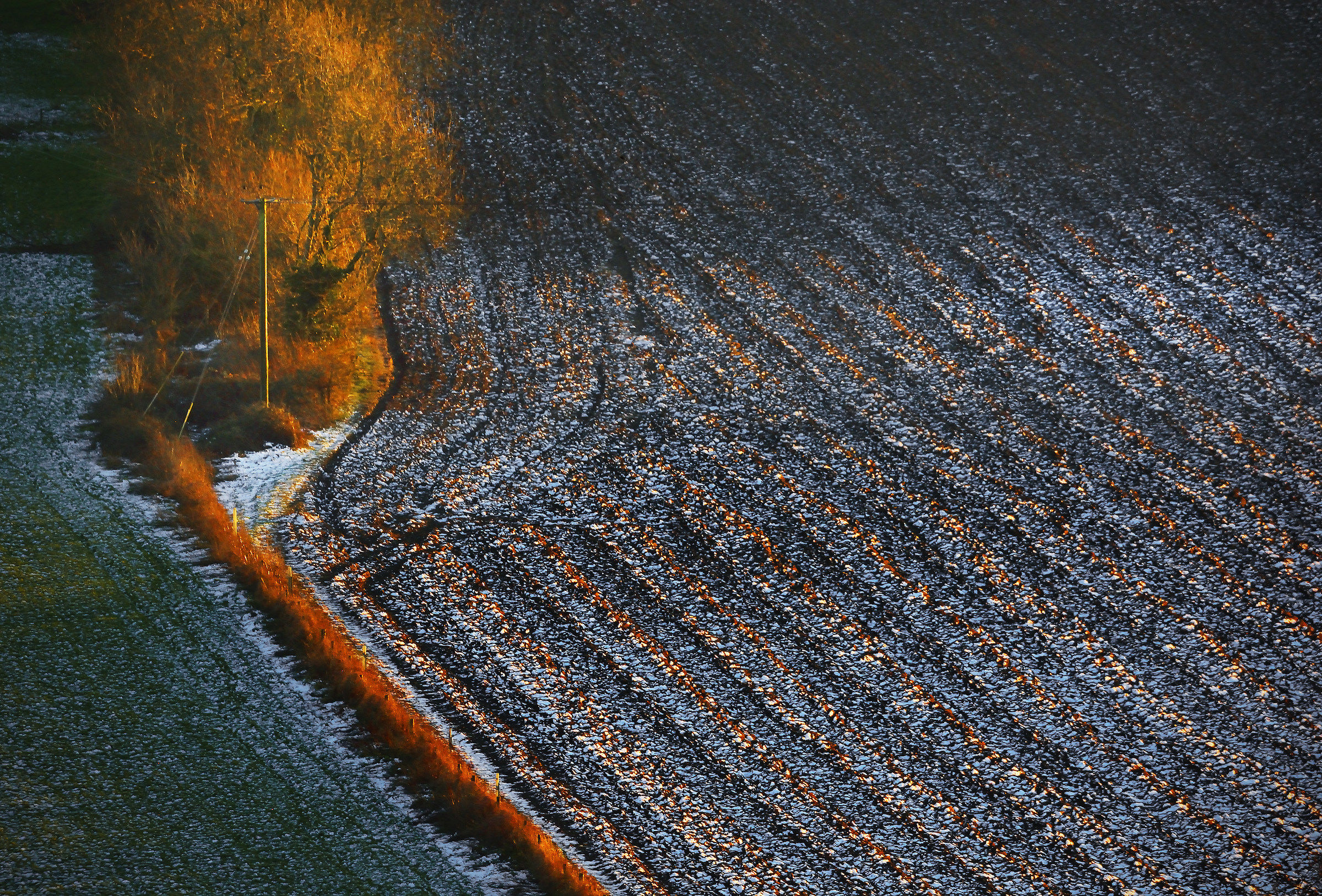 Tramonto (e un po ') Neve