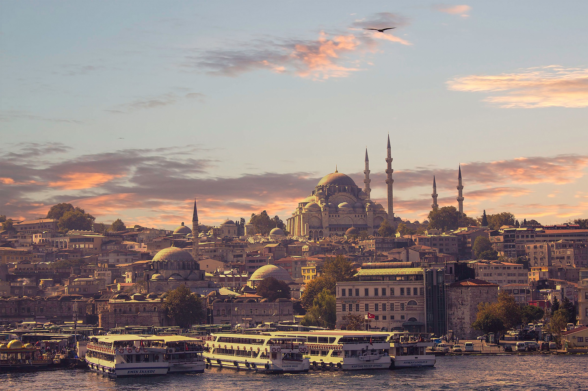 Istanbul - Mosque new from Galata Bridge