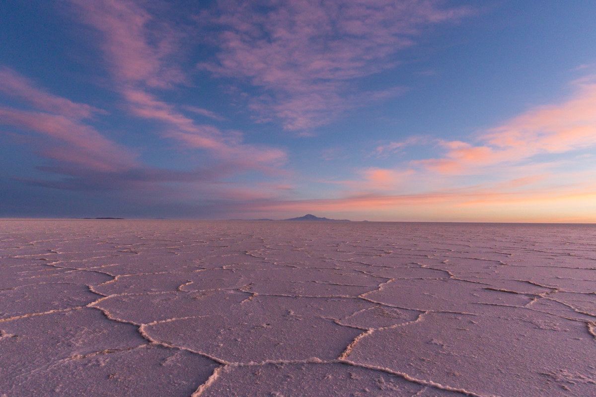 Sunrise at Salar de Uyuni, Bolivia