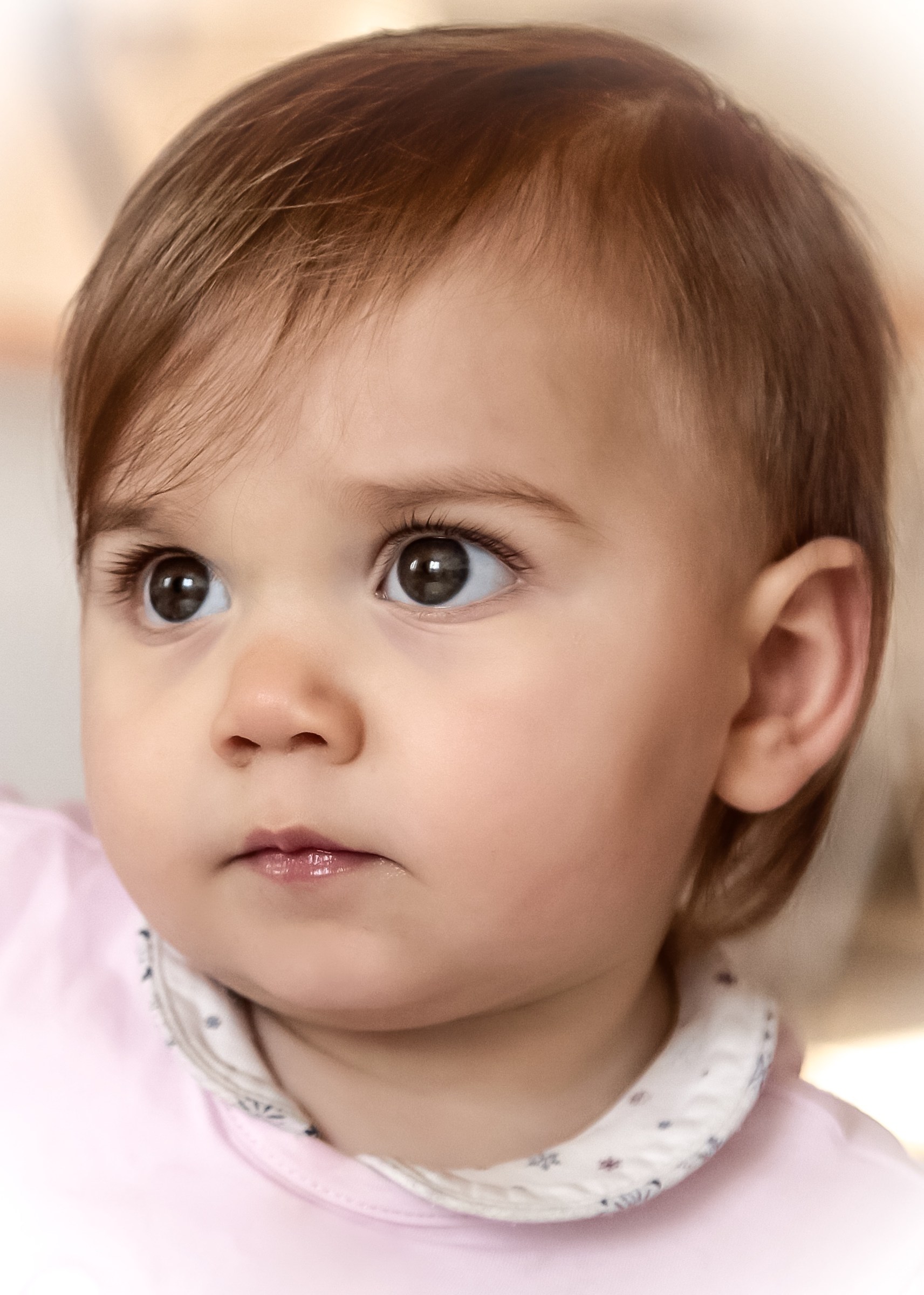 Little sister Anna is one year old