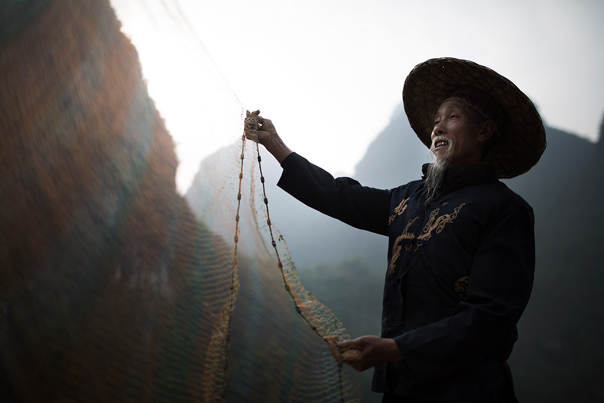 Nella rete del pescatore, Cina