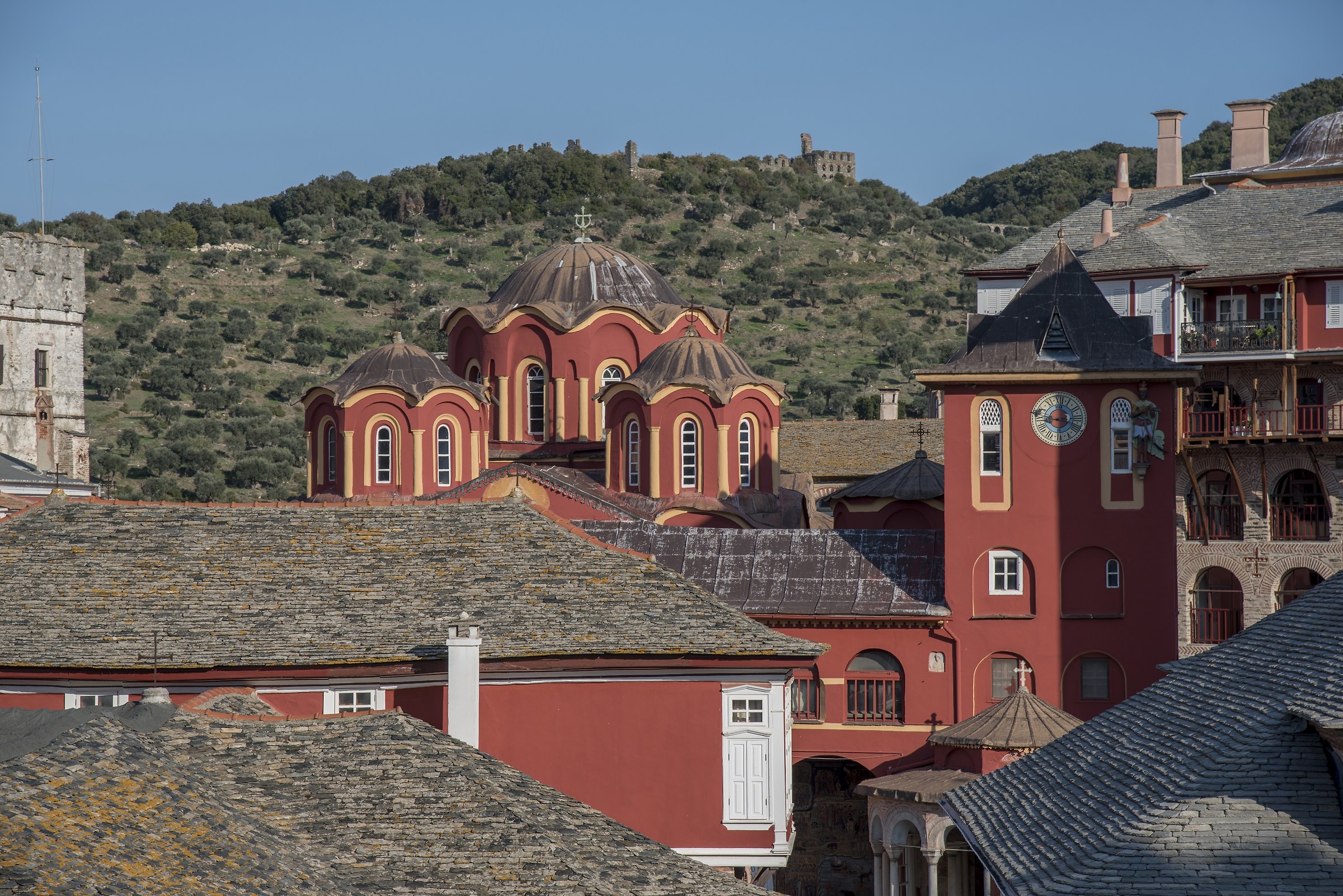 Vatopedi Monastery in the Republic of Mount Athos
