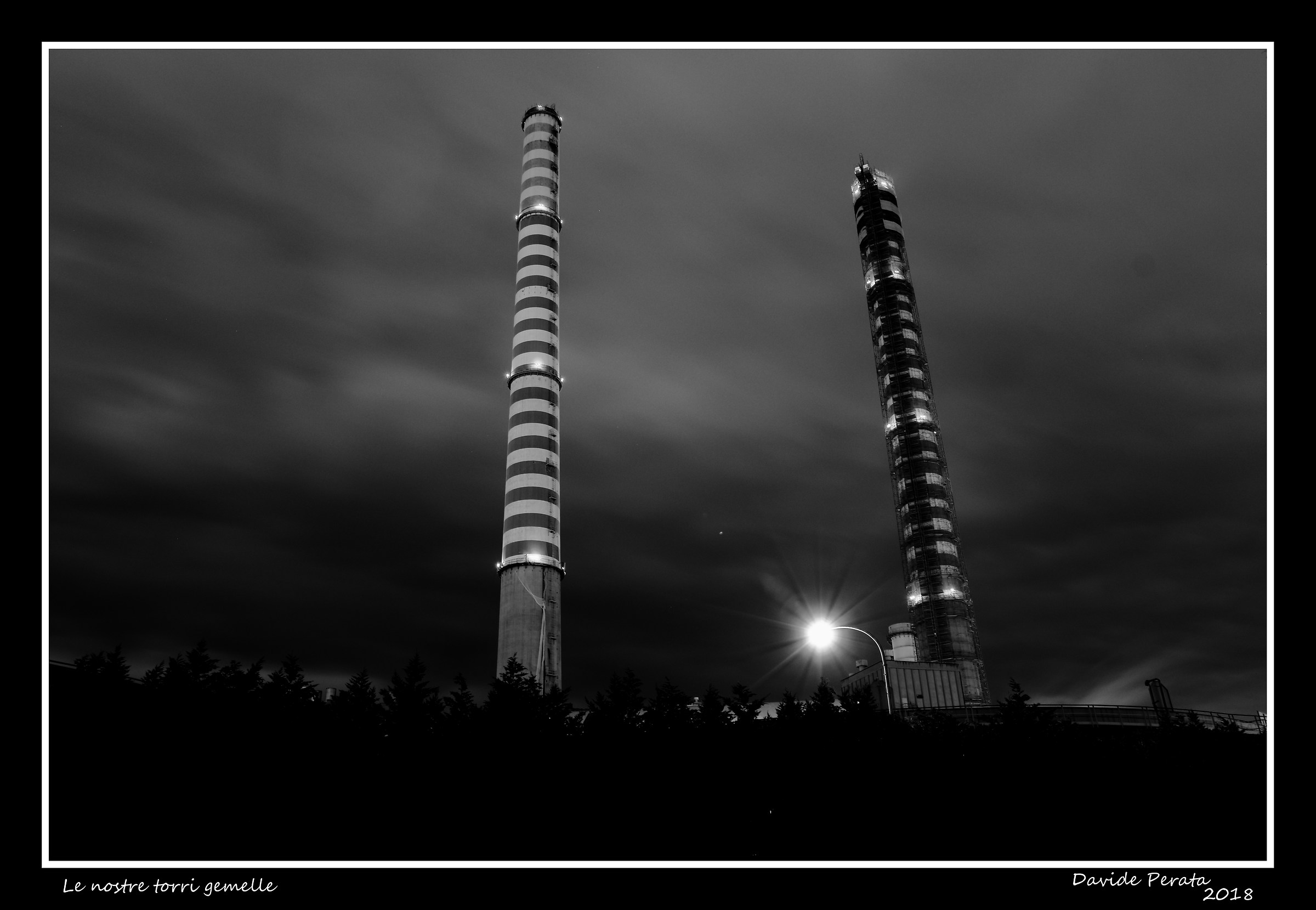 Twin towers in Vado Ligure