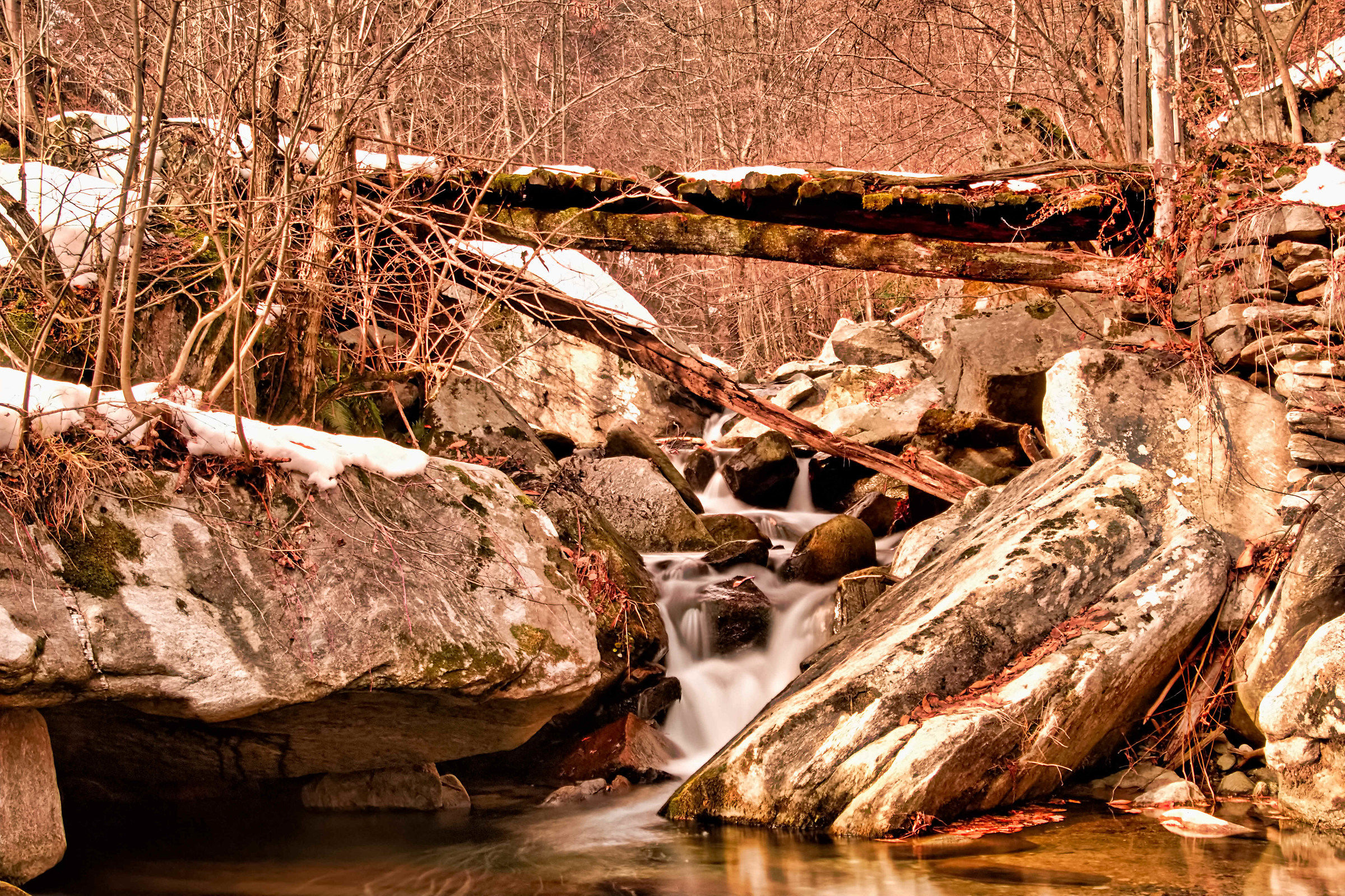 under the old bridge