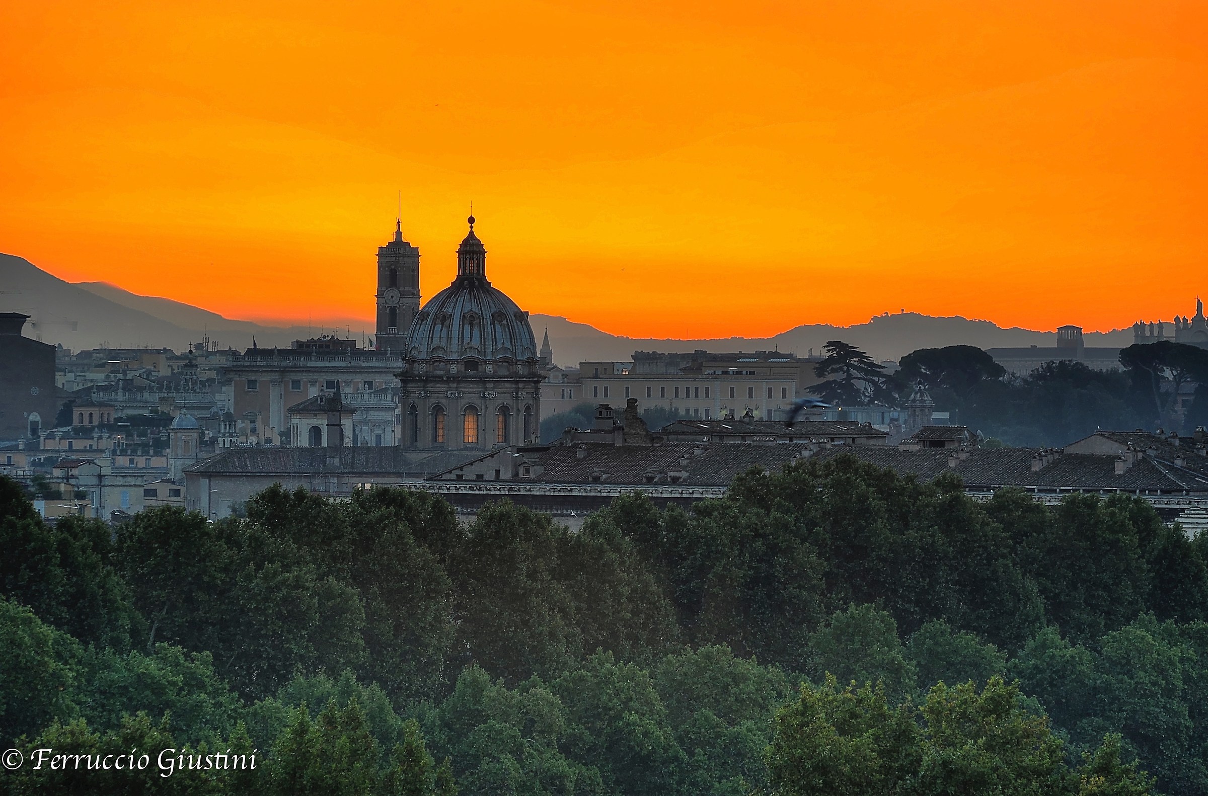View on Rome from the Janiculum