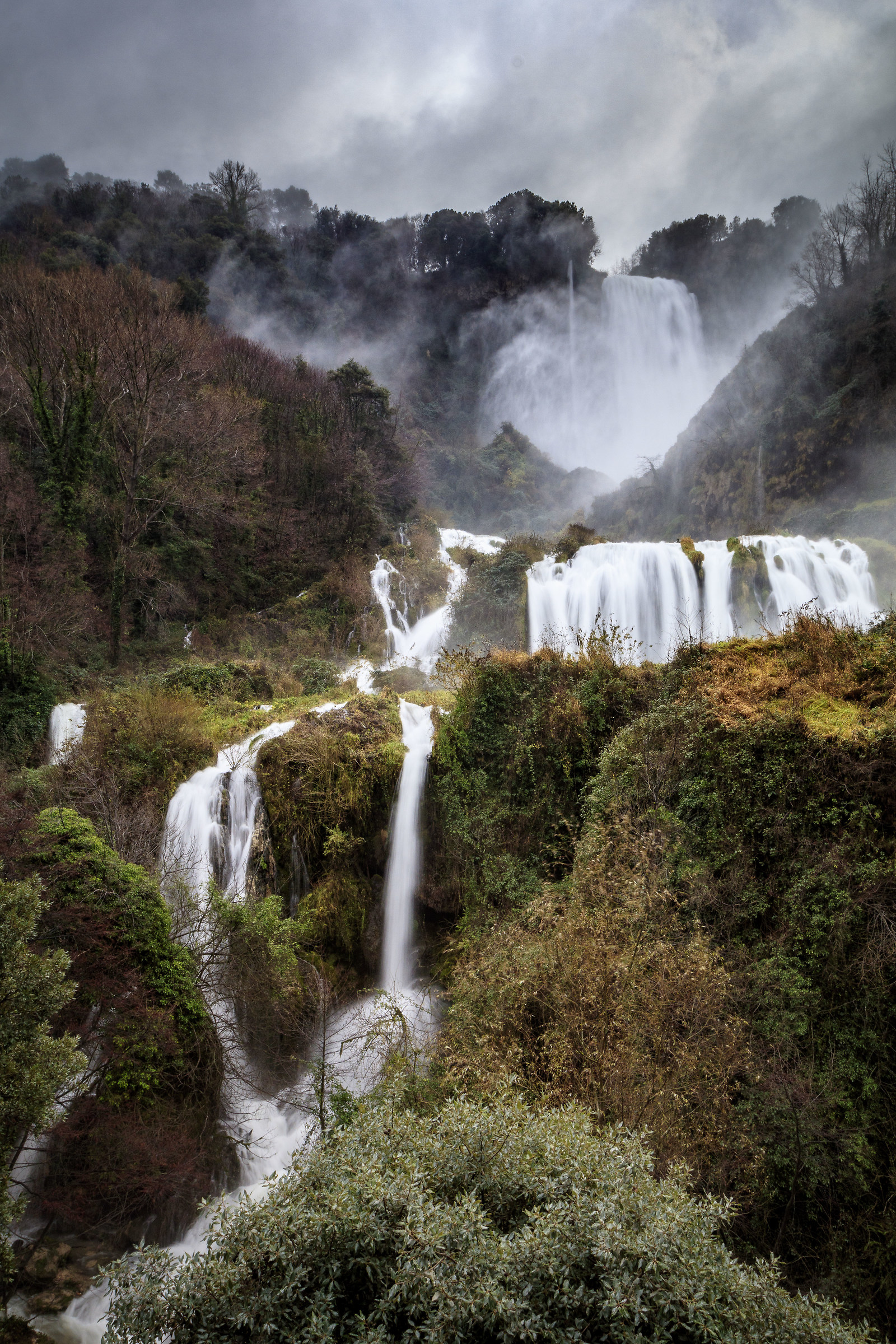 Marmore waterfall ... in the rain!