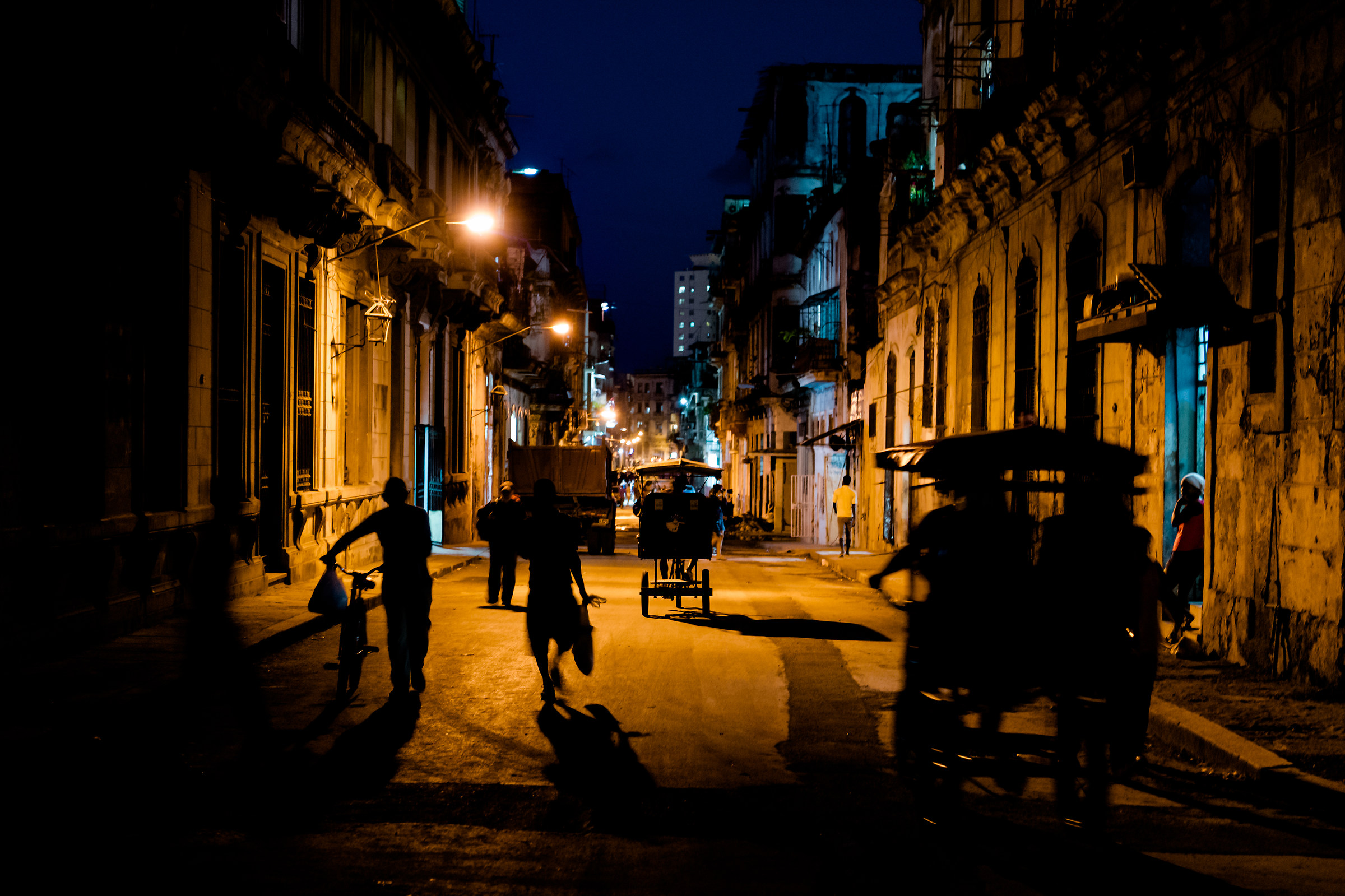 Nighttime In Habana Vieja