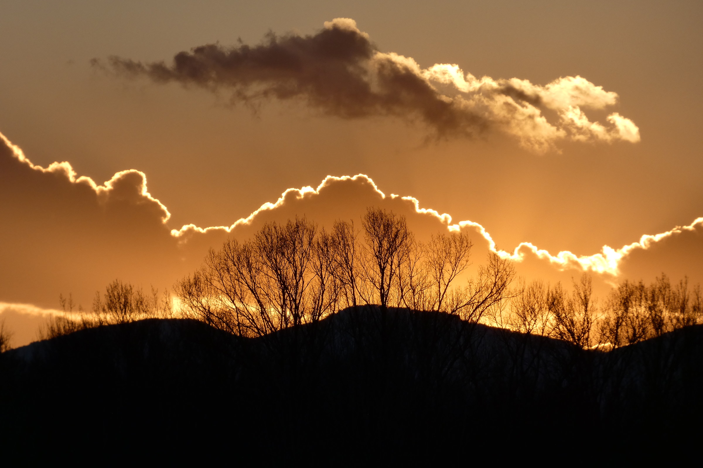 Sunset in Val d'Enza