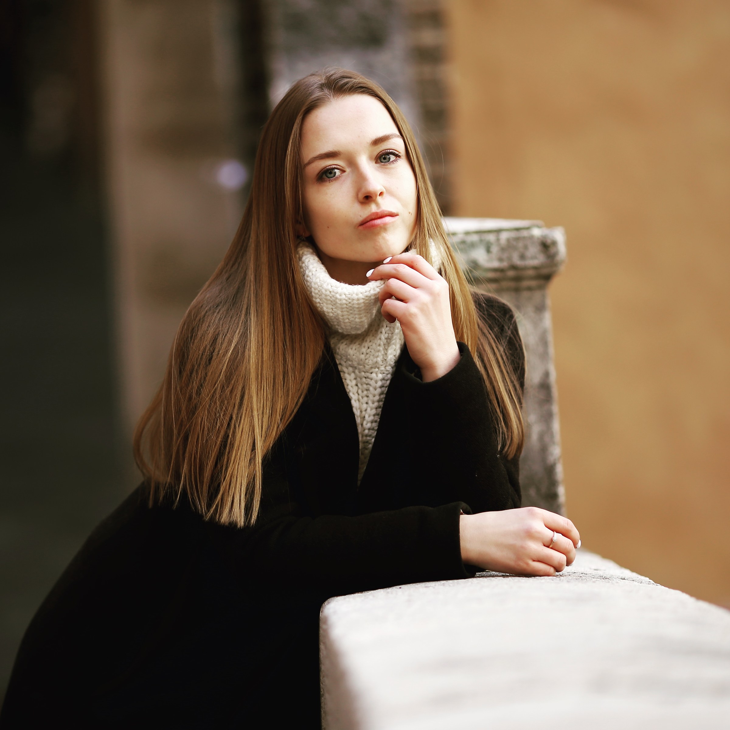 Yulya in Siena - January 2018