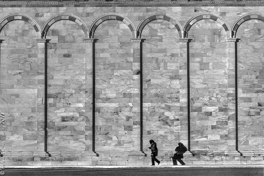 Pursued by his shadow