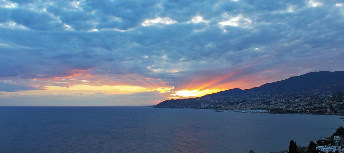 Sunset from Poggio di Sanremo
