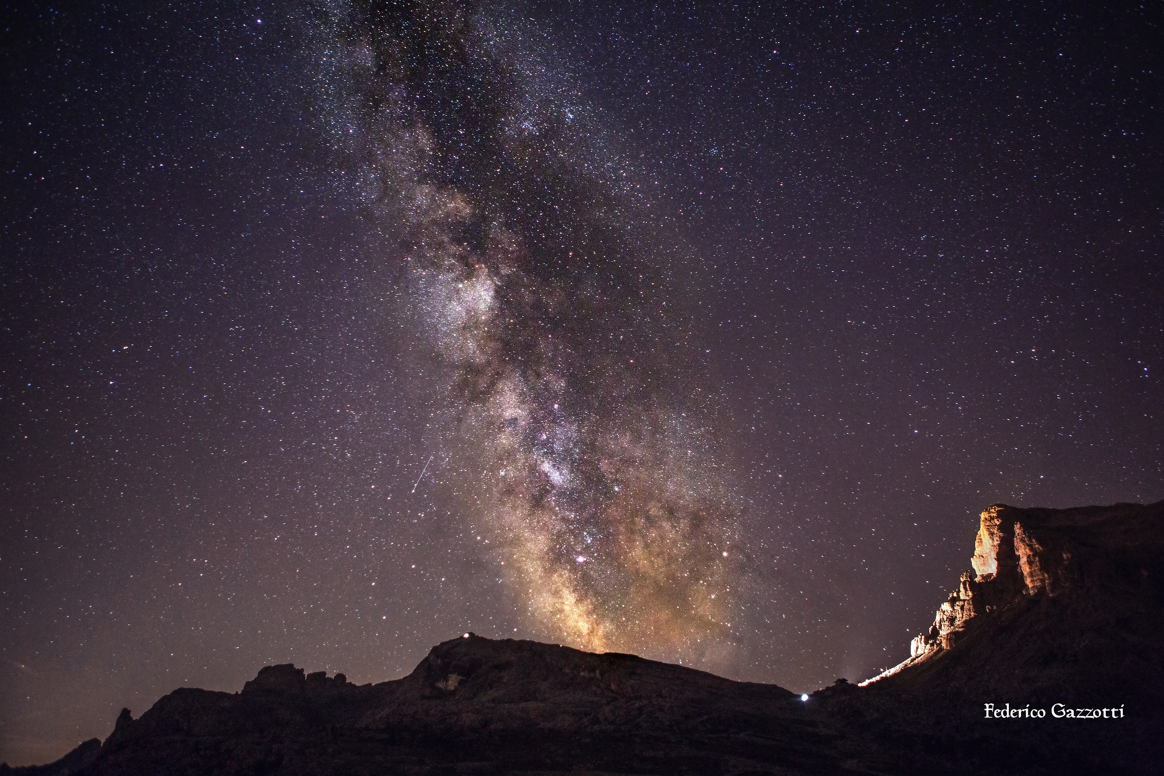 Via Lattea between Averau and Nuvolau
