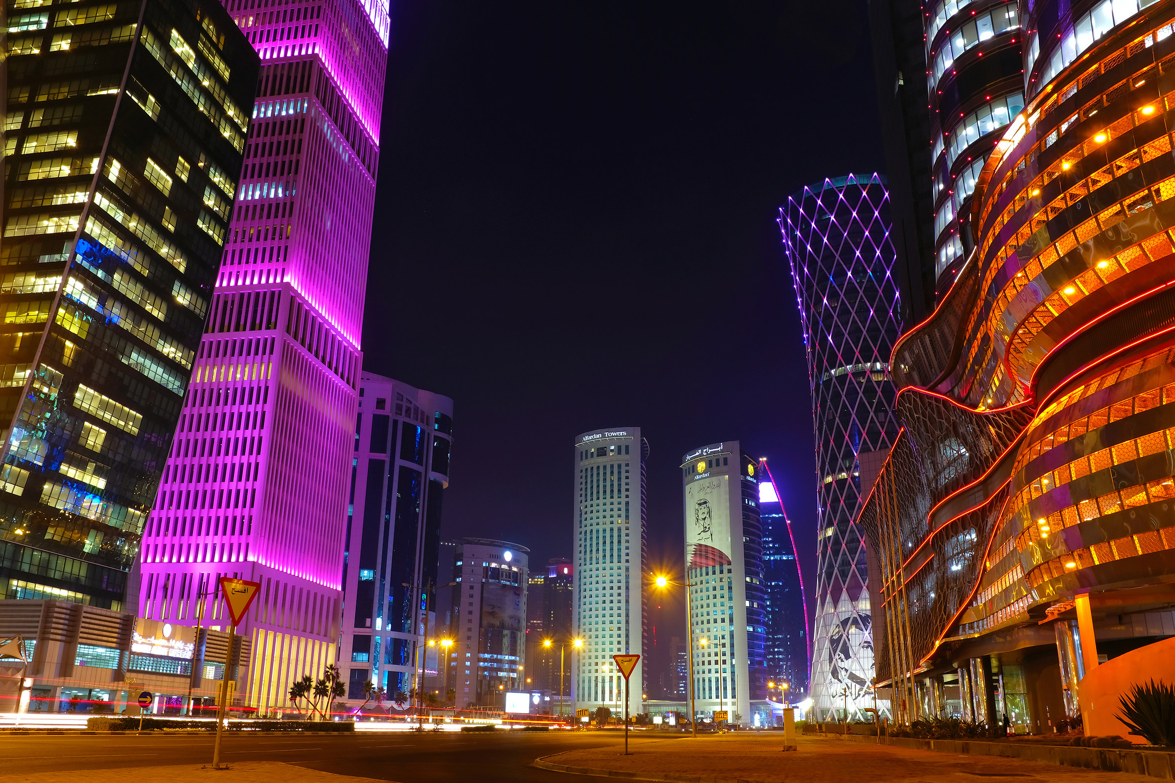The inner city of Doha