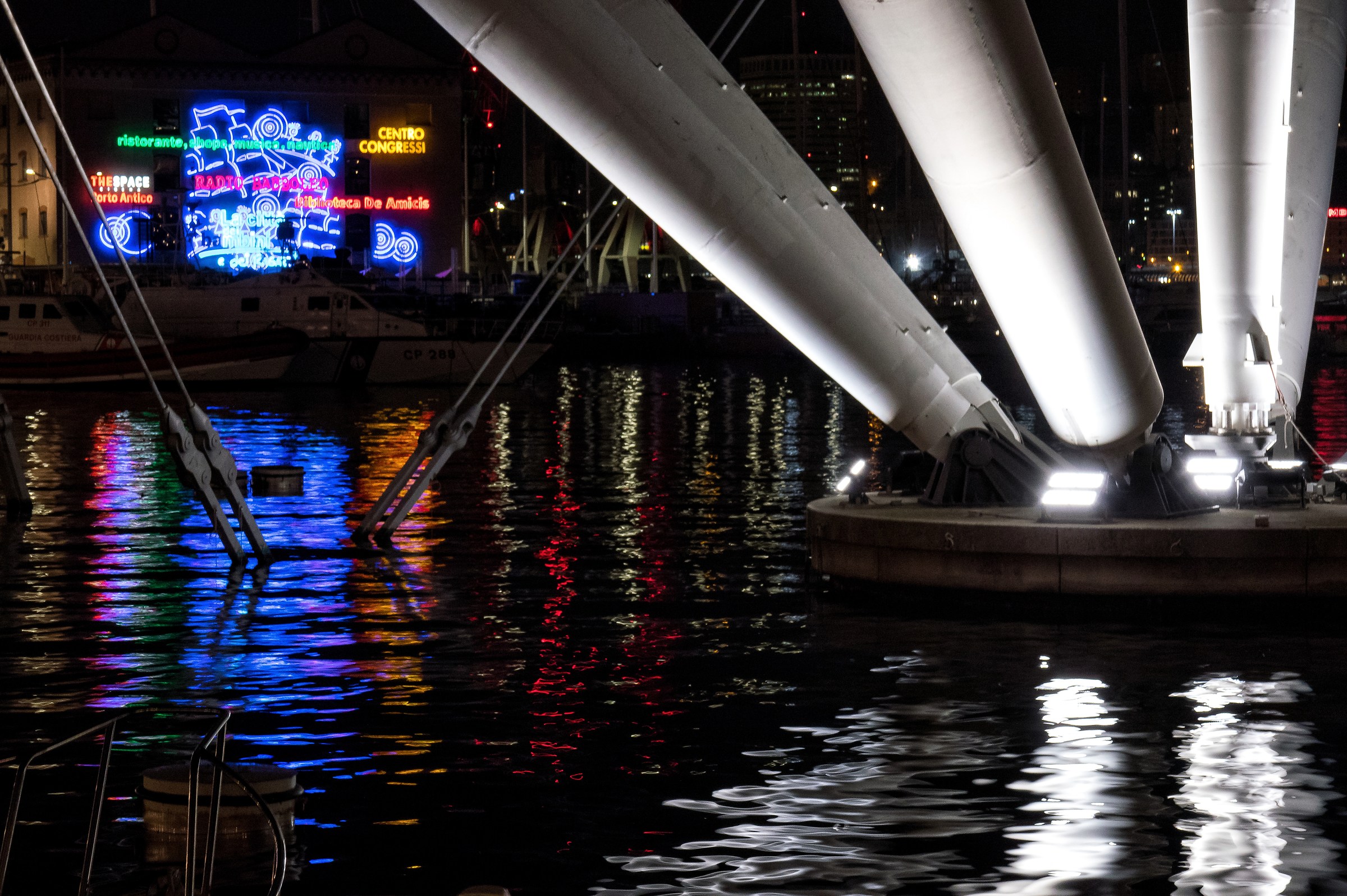 reflections in color and in black and white