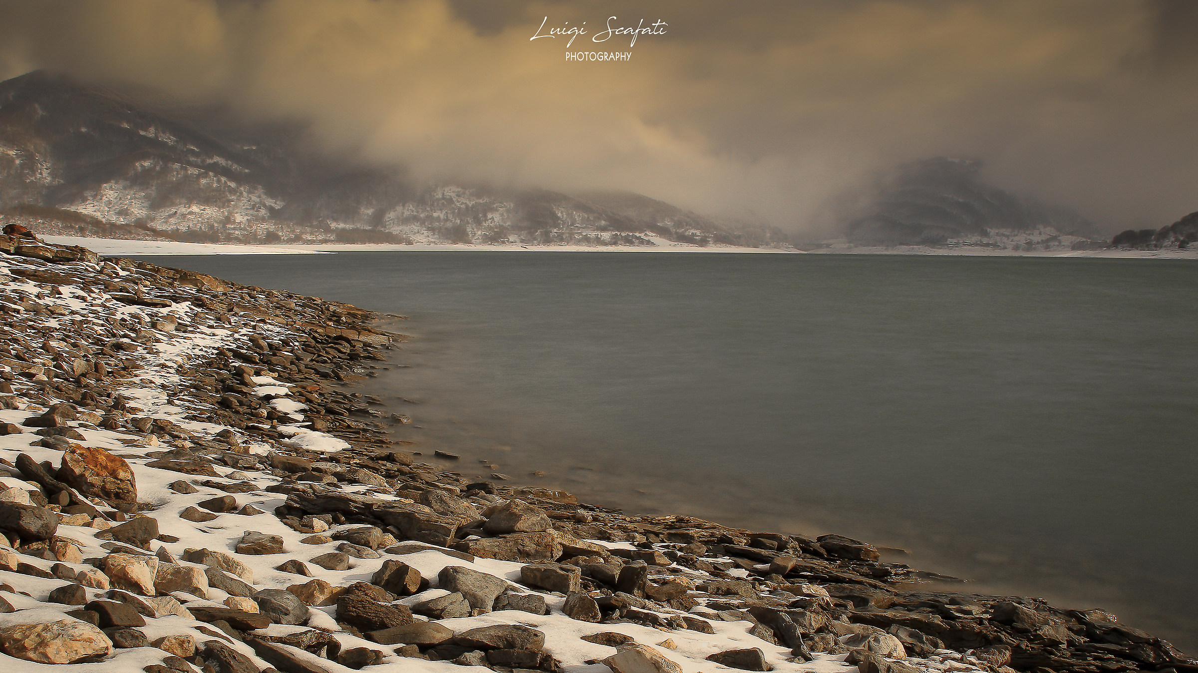 Lago di Campotosto (aq) - gennaio 2018