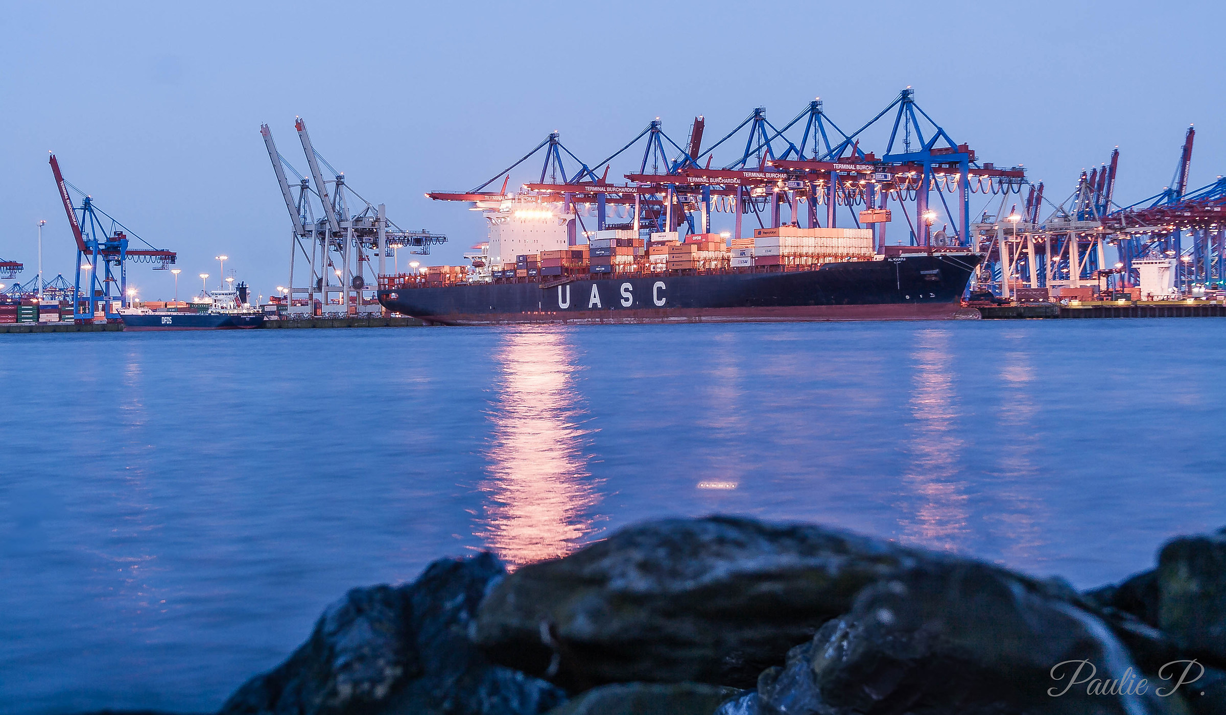 The port of Hamburg (2017)