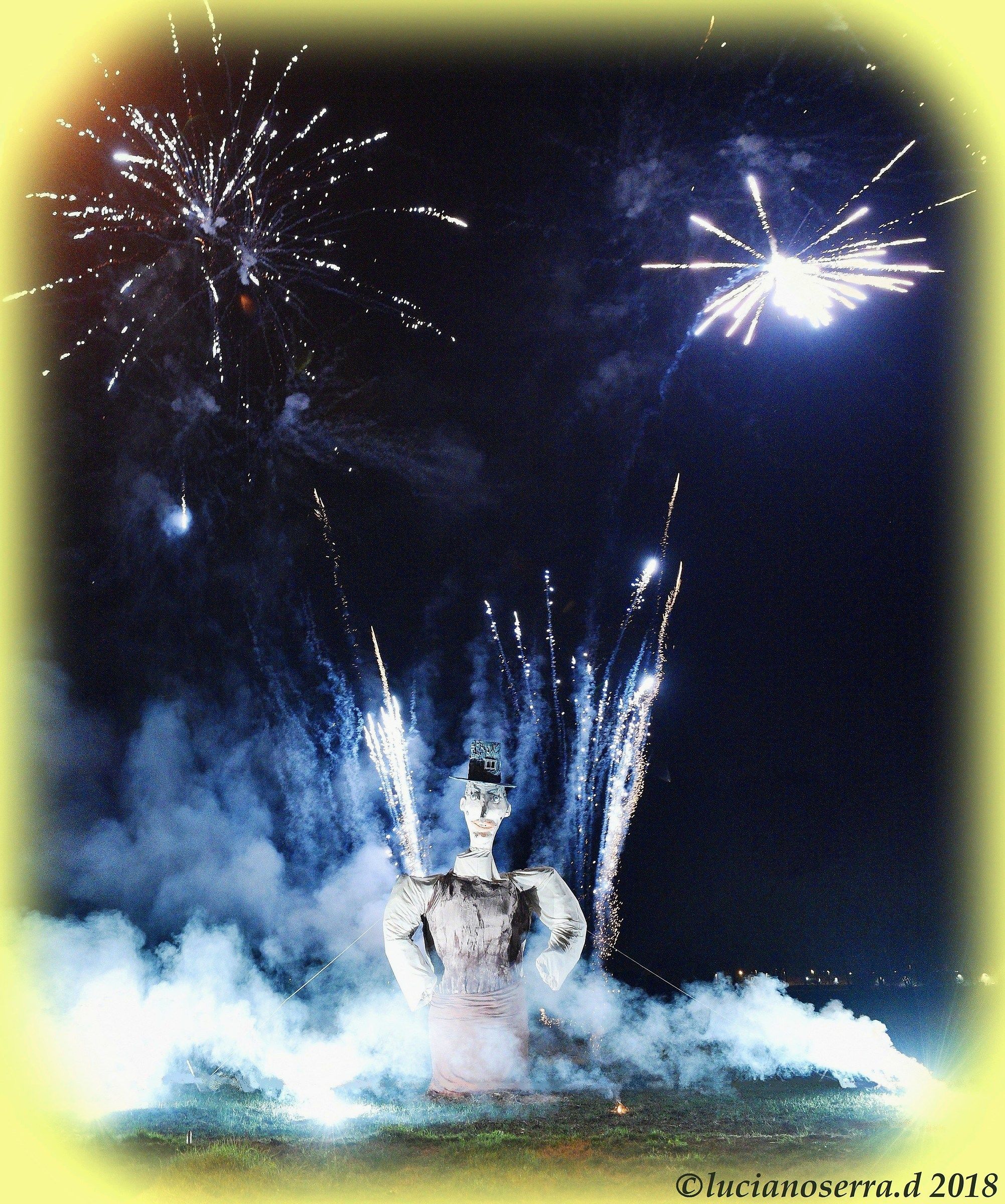 The burning of the Vecchione