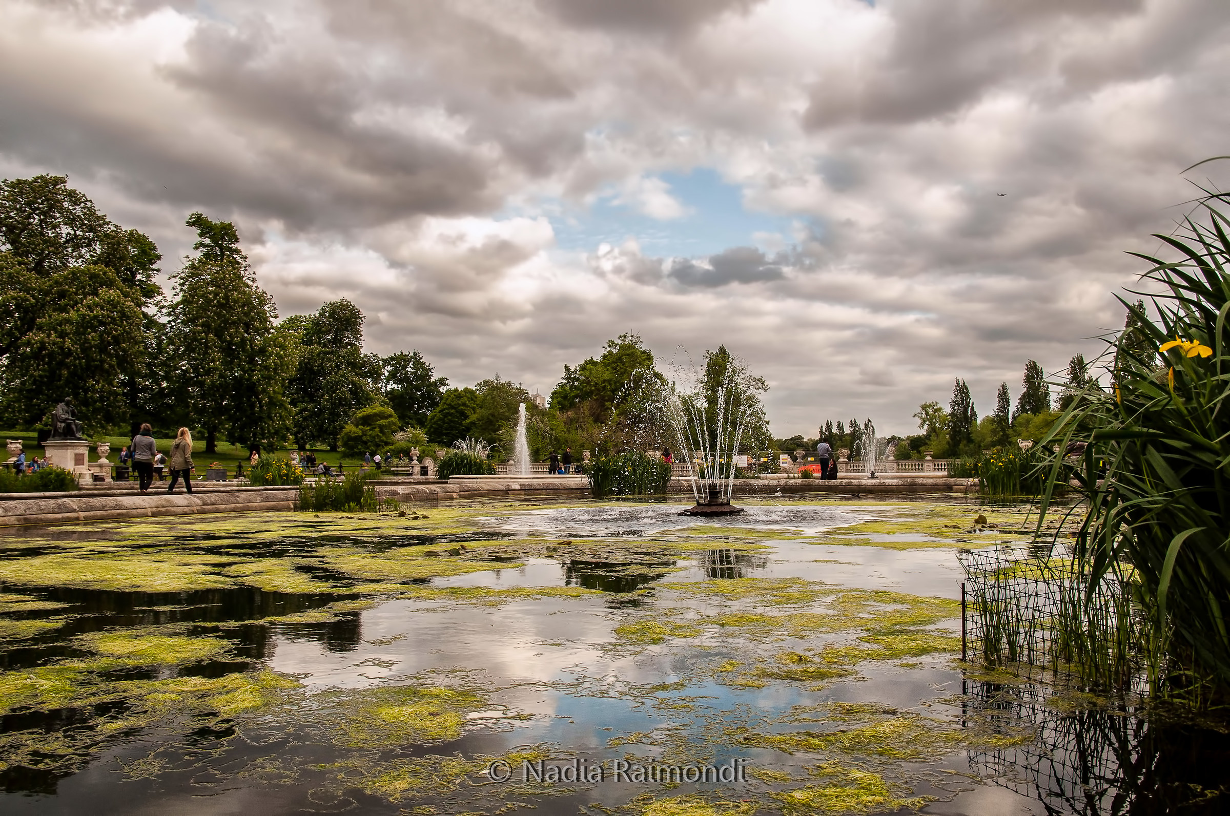The Italian Gardens in Hyde Park