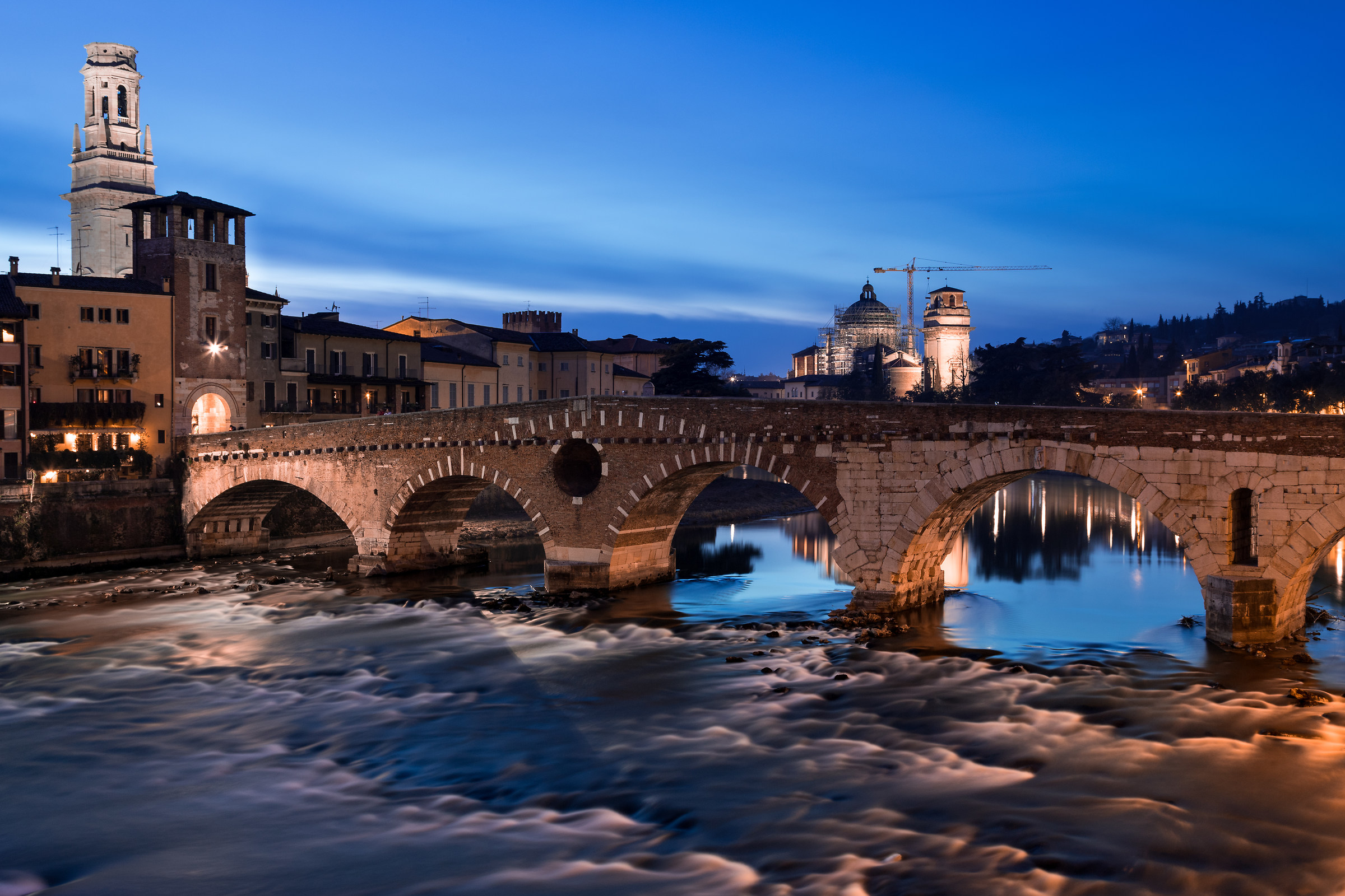 Blue Hour at Ponte Pietra