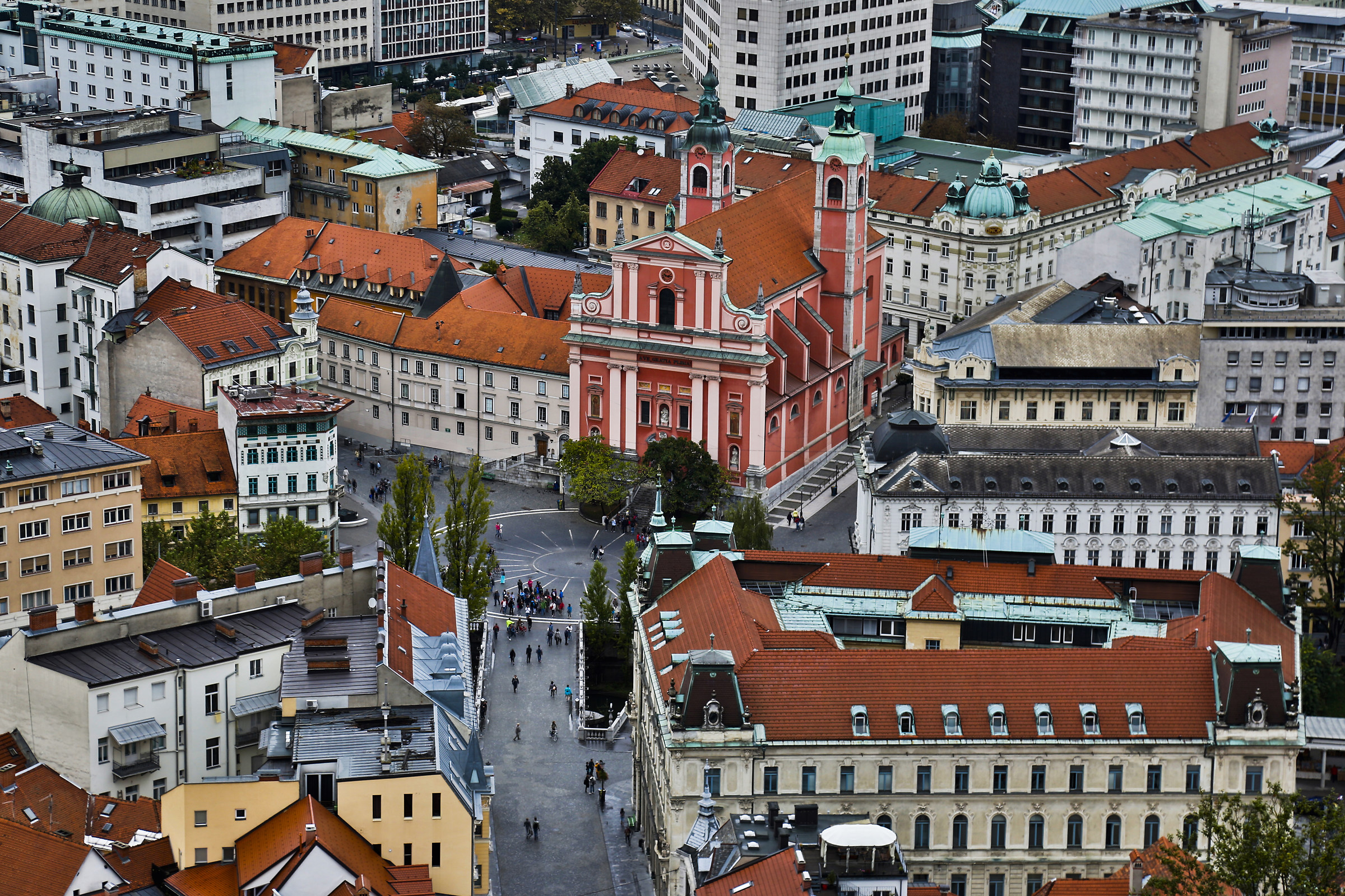 Center of Ljubljana
