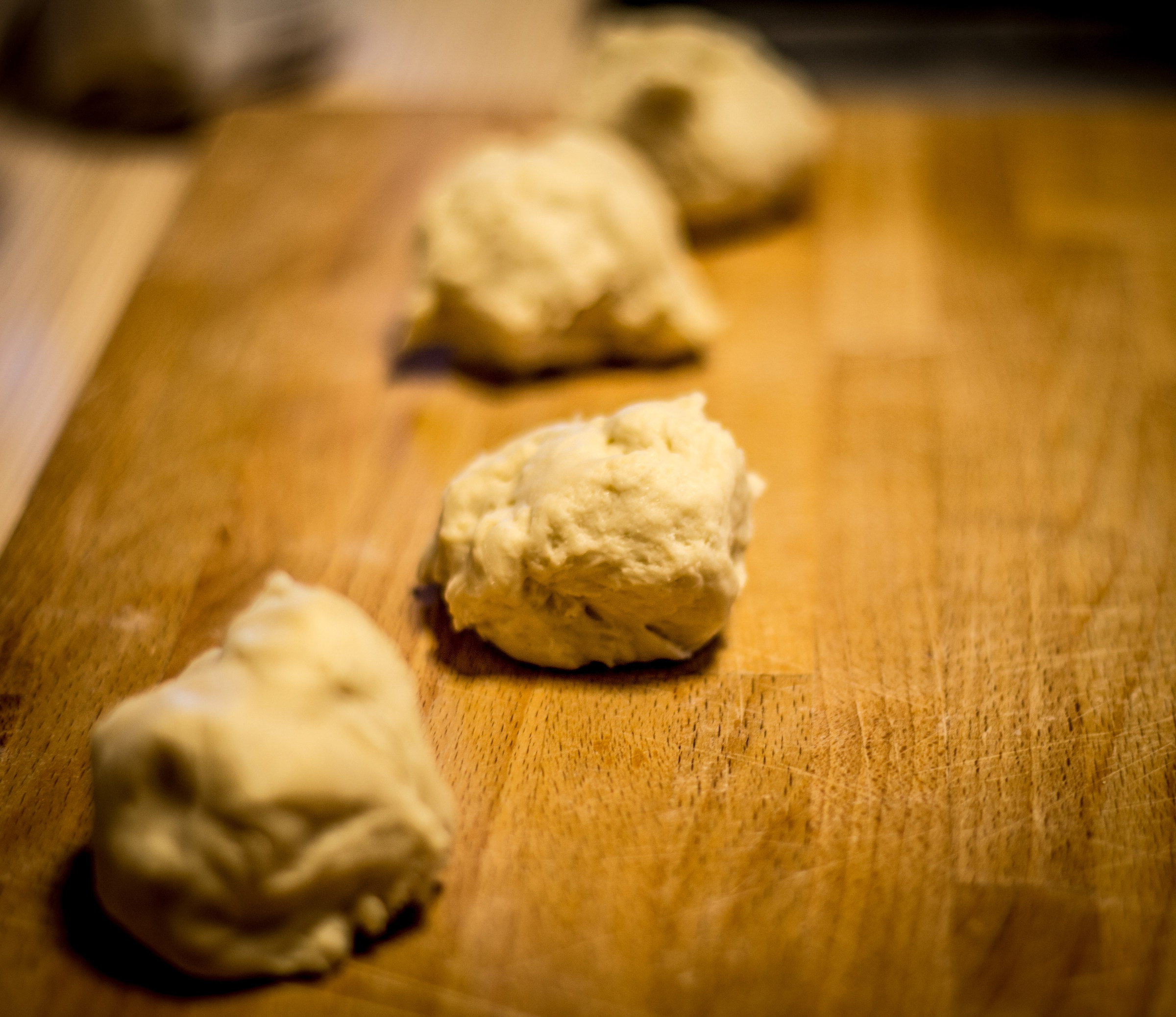 Portions of mother yeast