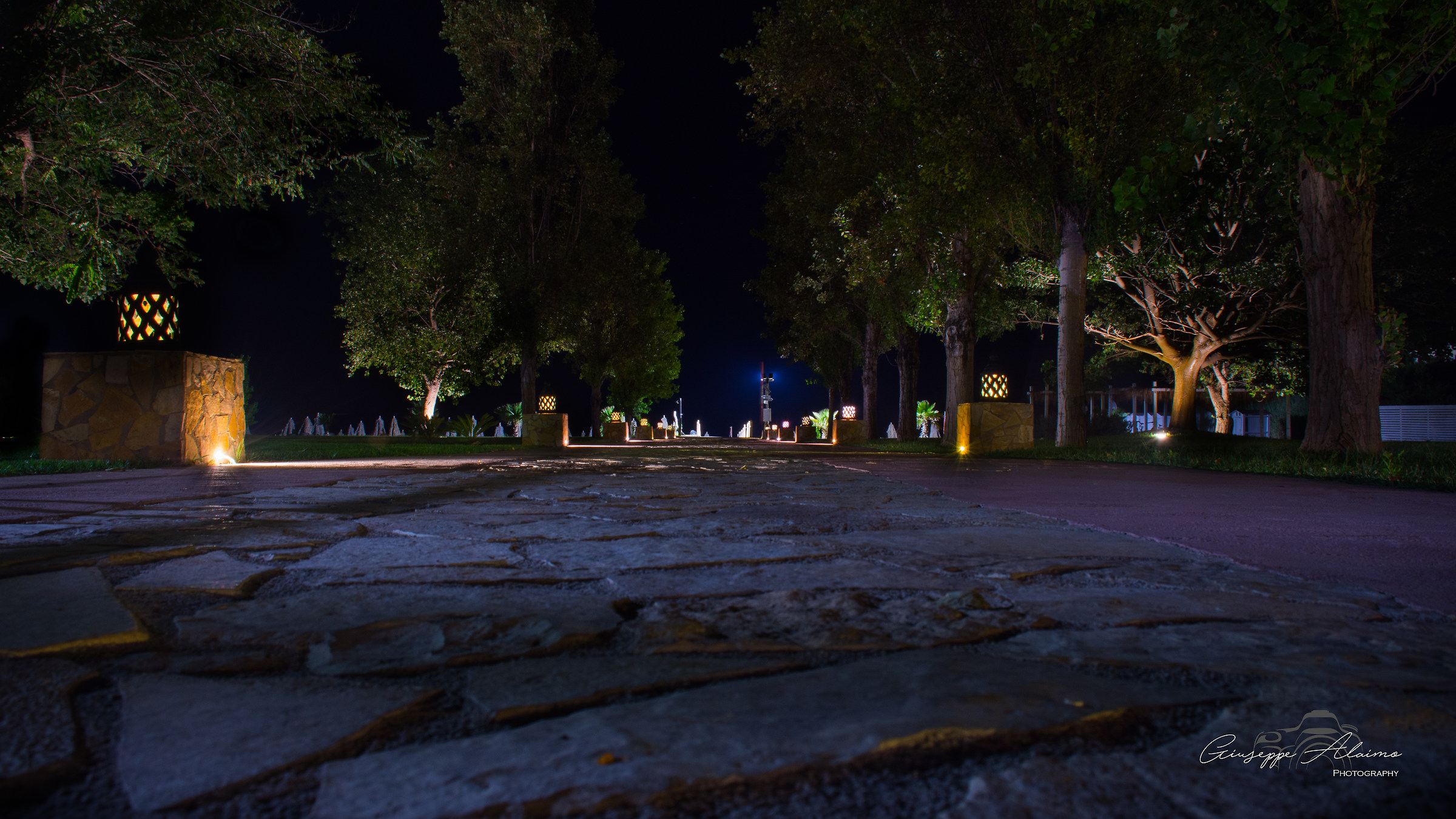 Serene night of a Sicilian summer