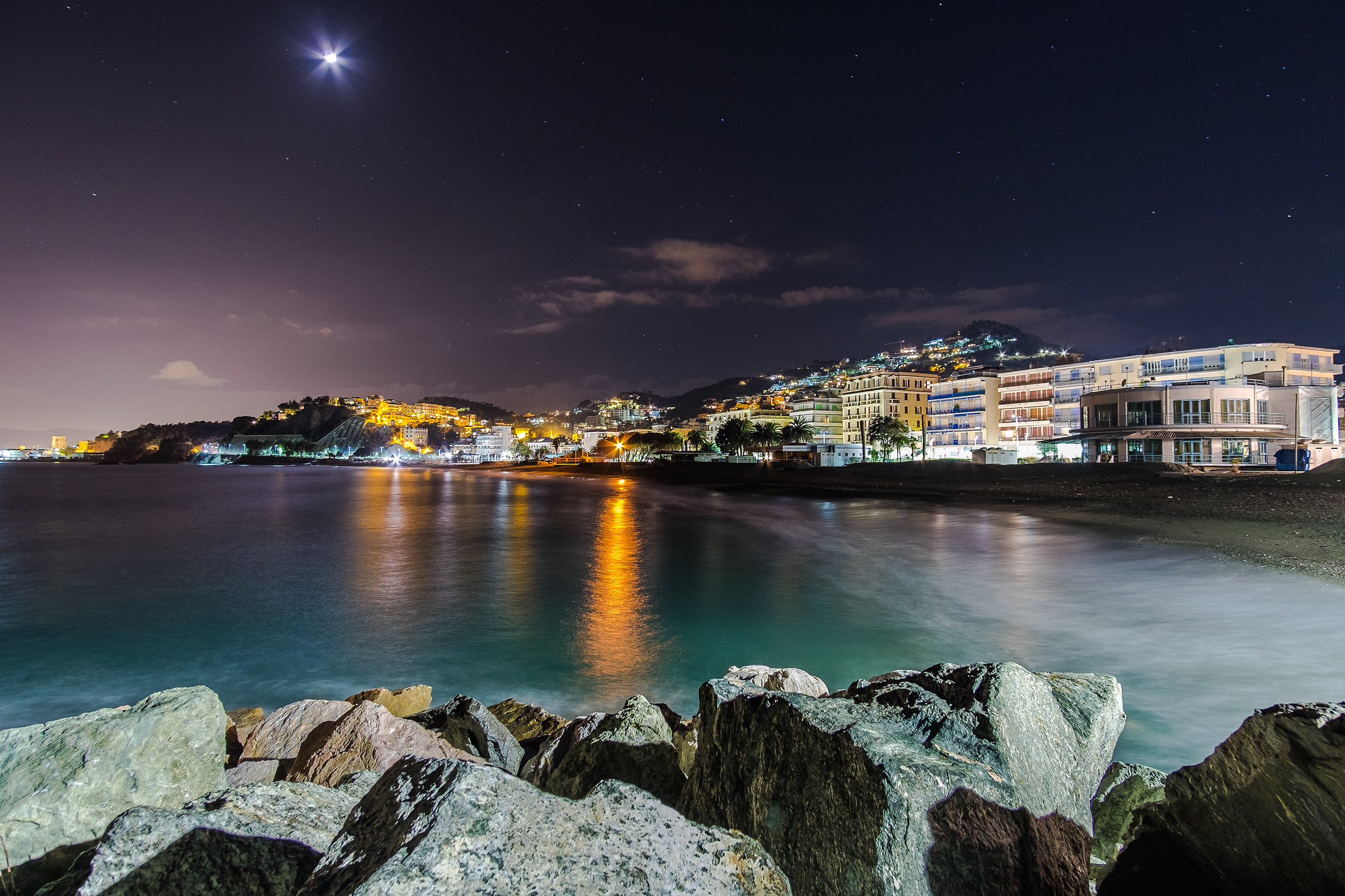 Albisola in una fredda serata