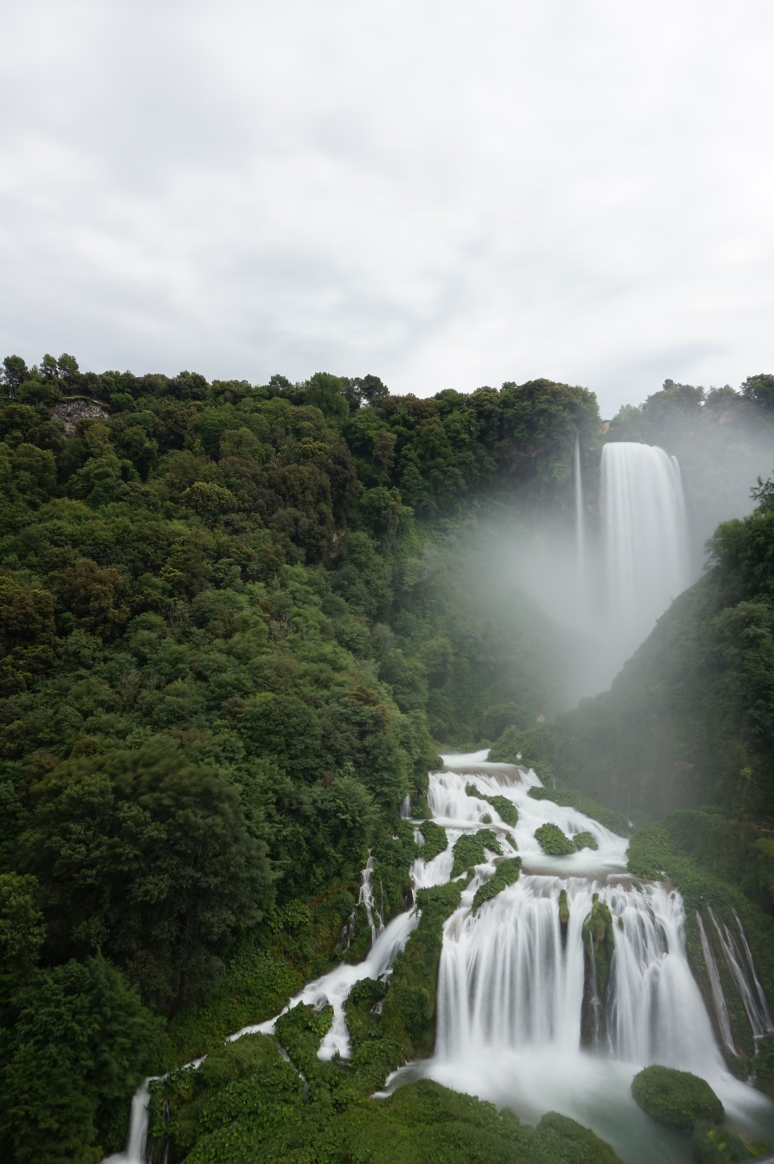 The elegance of the waterfall