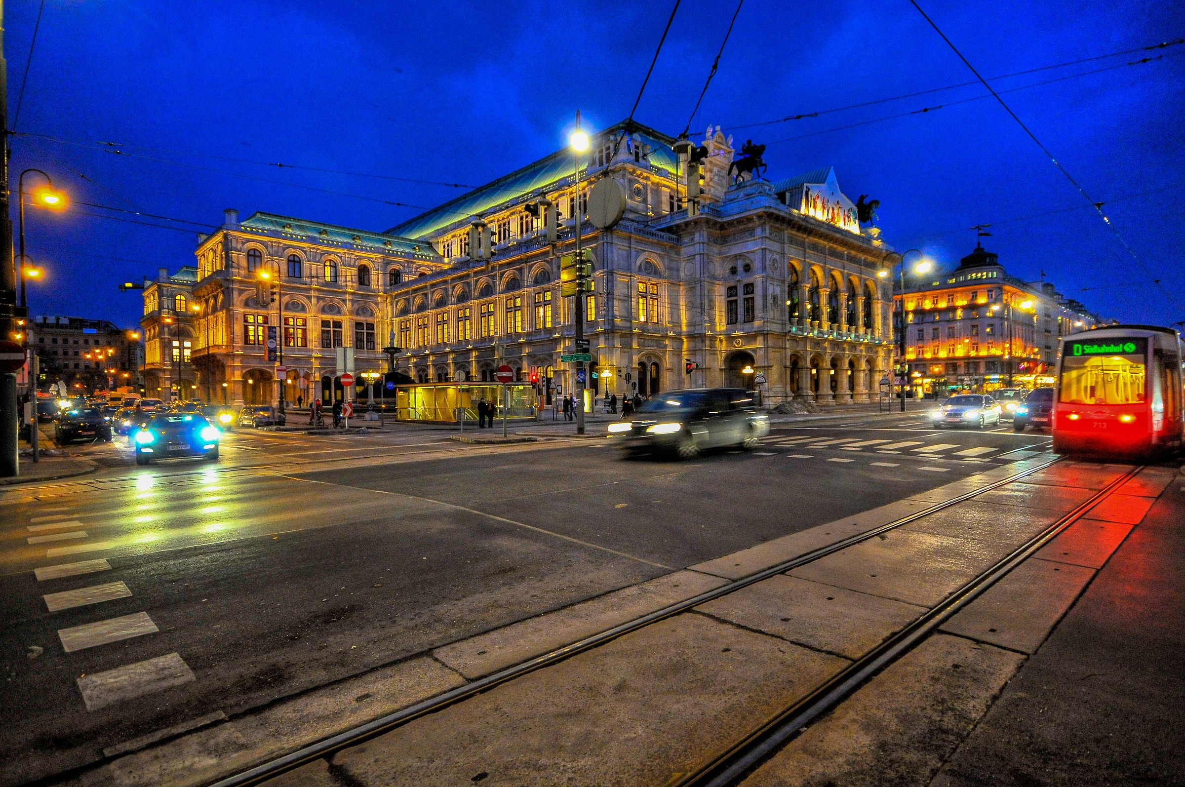 vienna at dusk