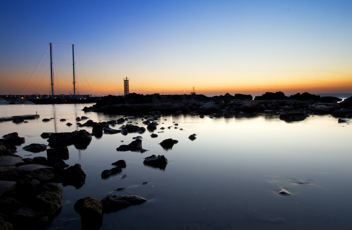 Sunset at Porto Granatello Portici