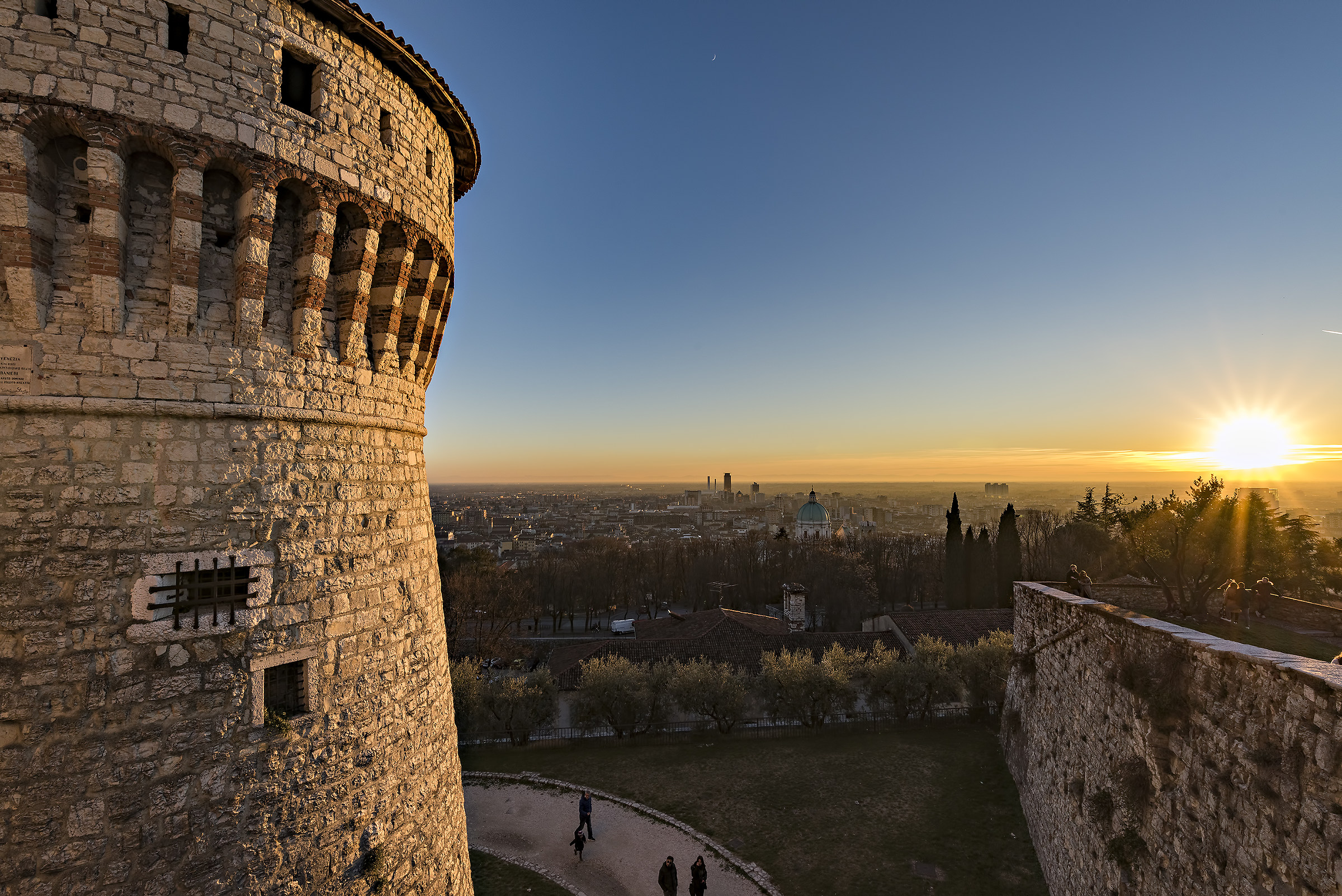 Sunset on Brescia