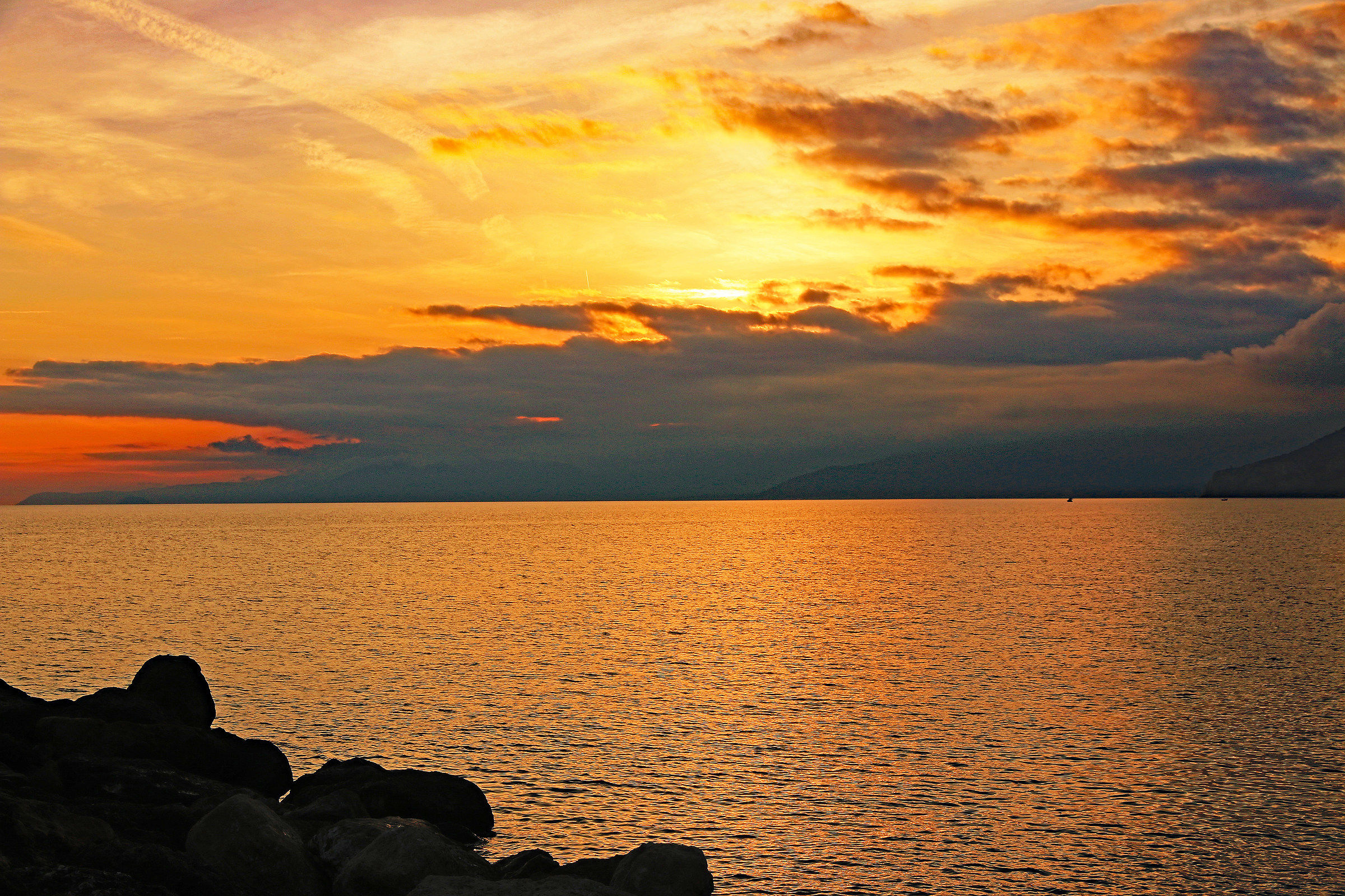 Tramonto a Pietra Ligure