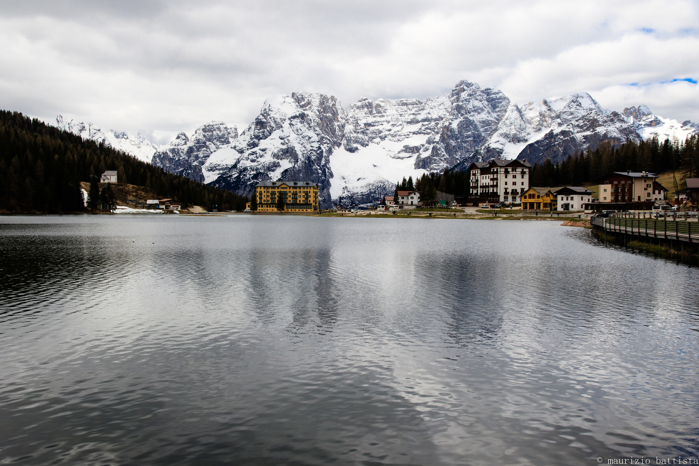 Lago e cime