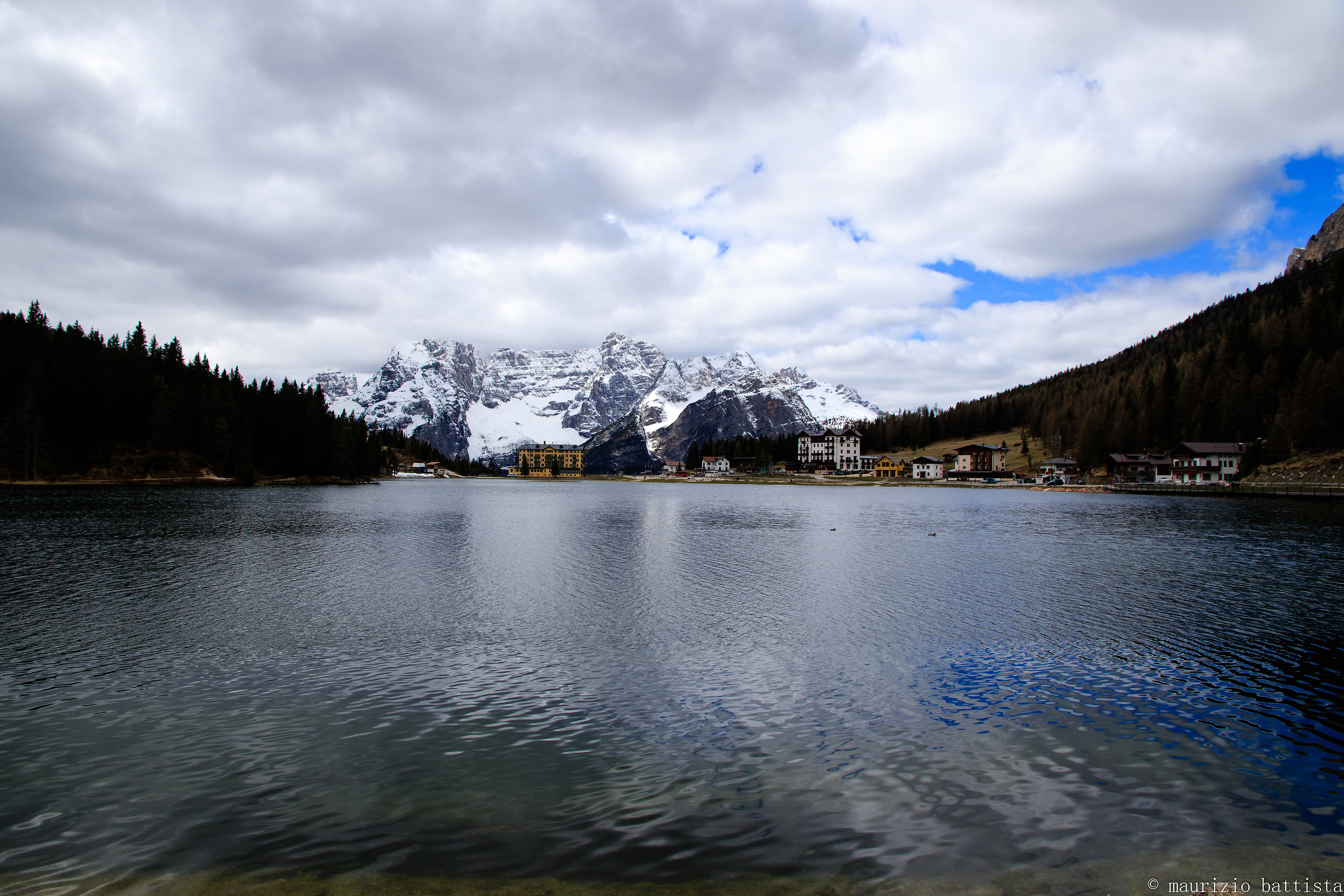 Lago e cime