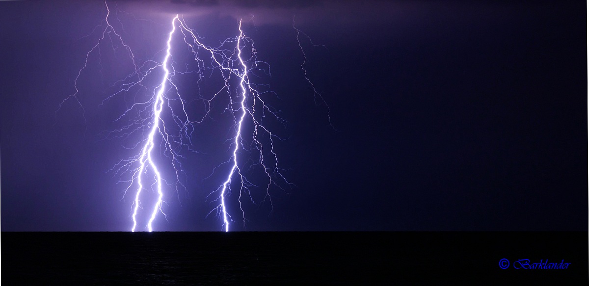 Notte di flash of lightning