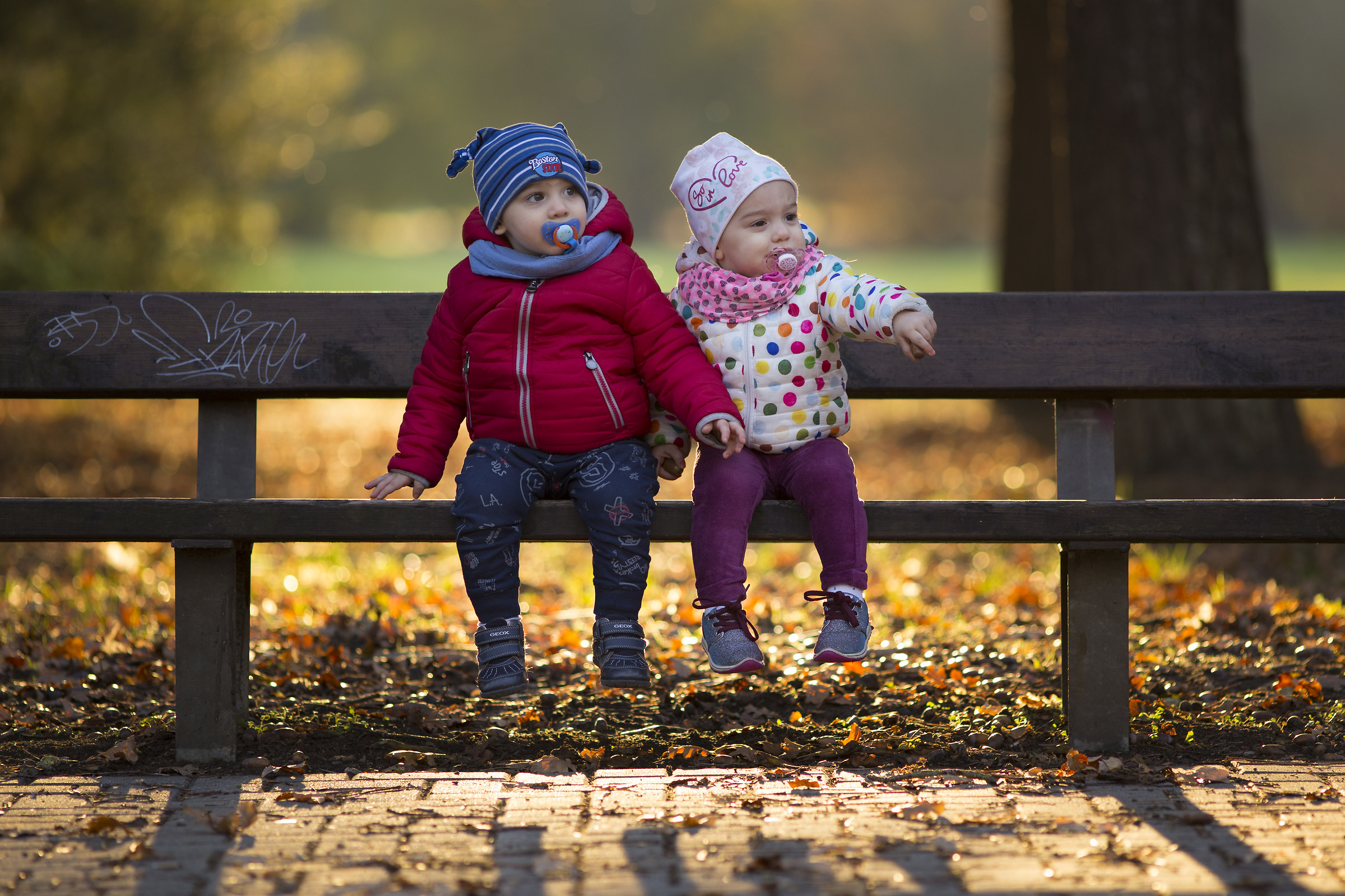 Una panchina per due