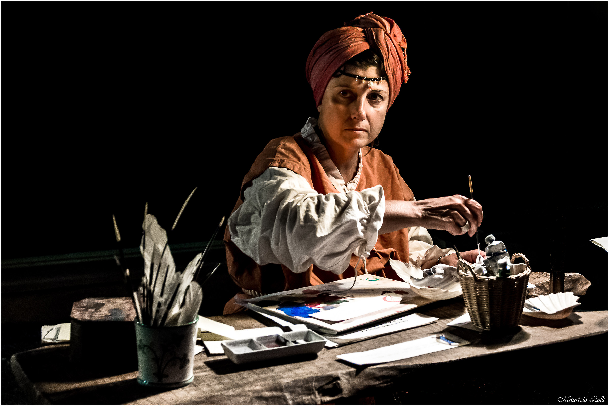 Portrait with a turban