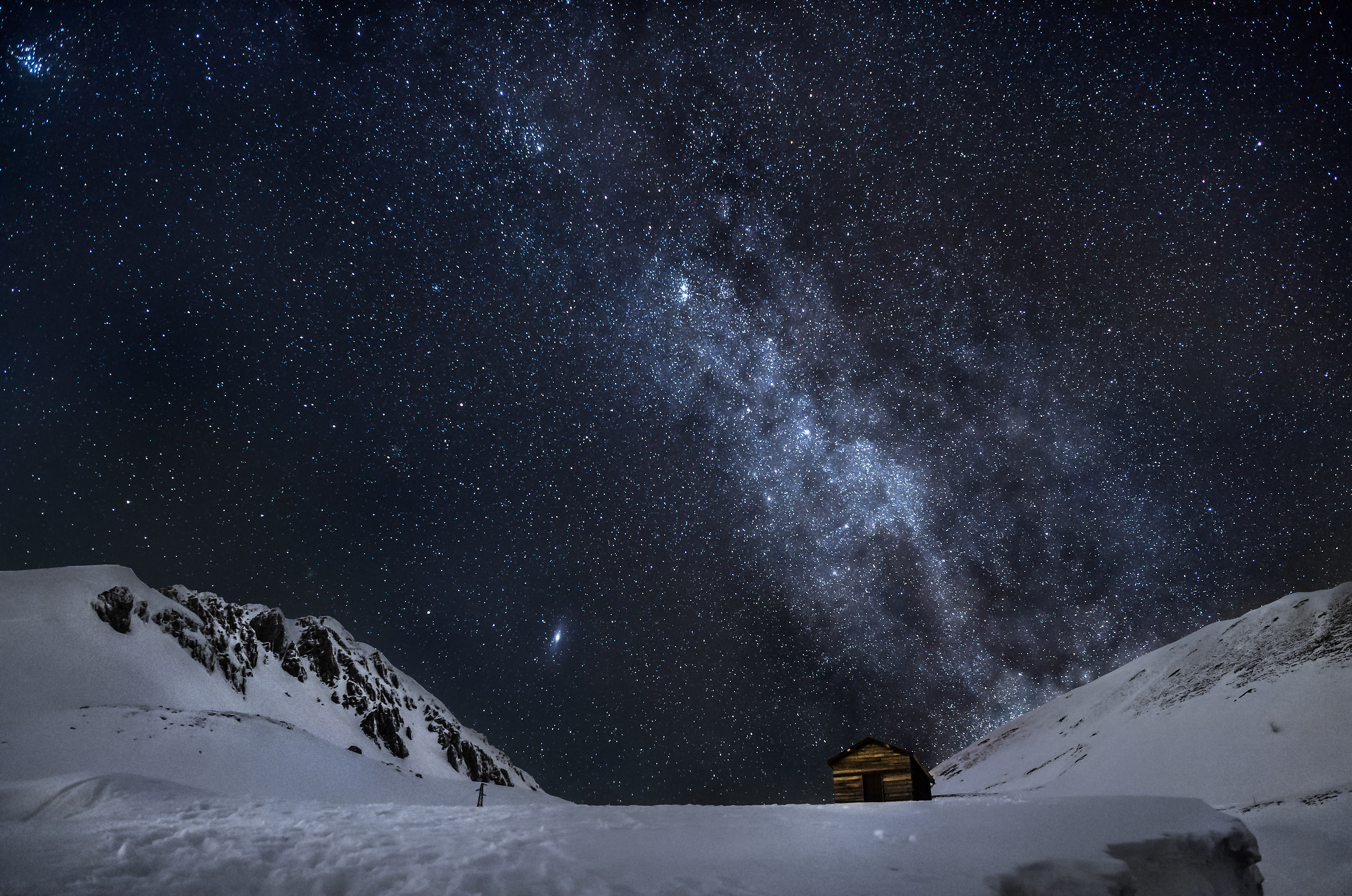 Terminillo one winter evening