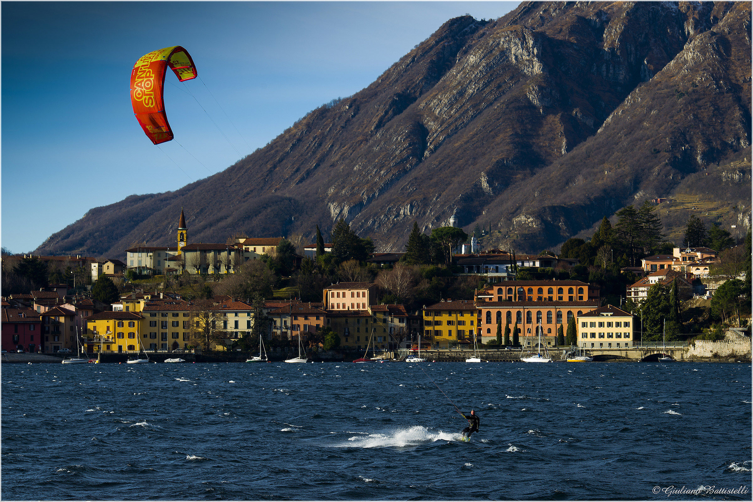 Running around the lake ...