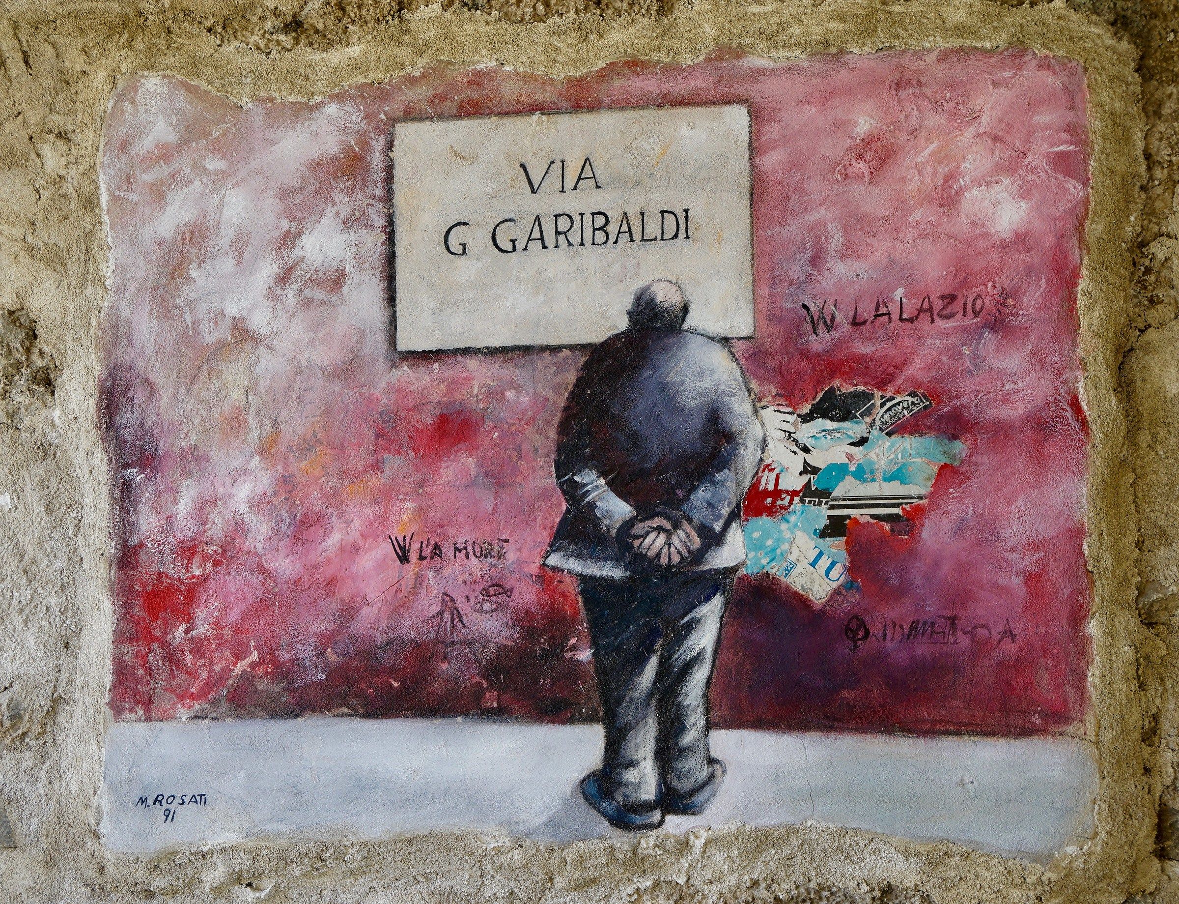 Murale a Cervara di Roma