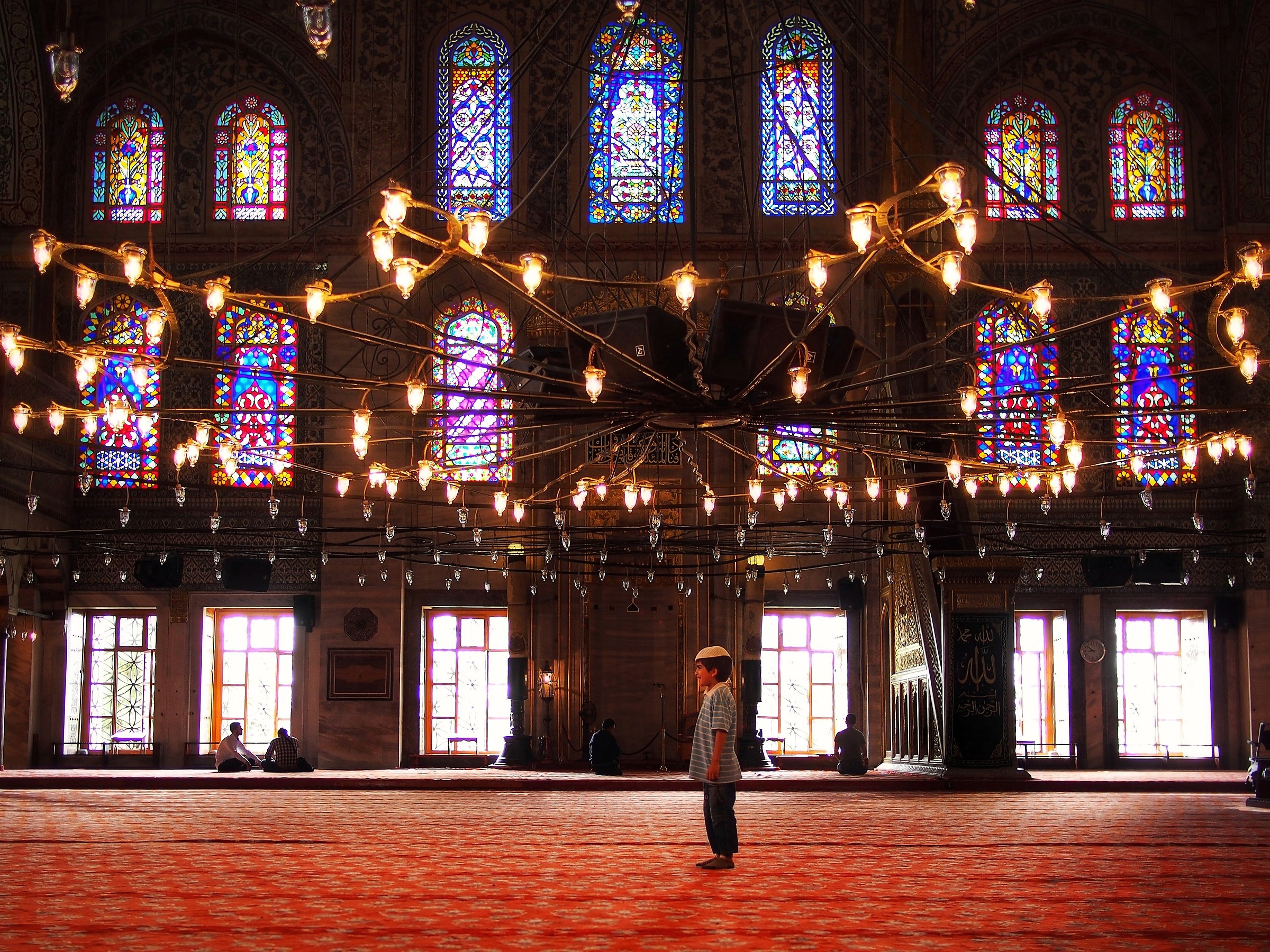 Il bambino nella moschea.