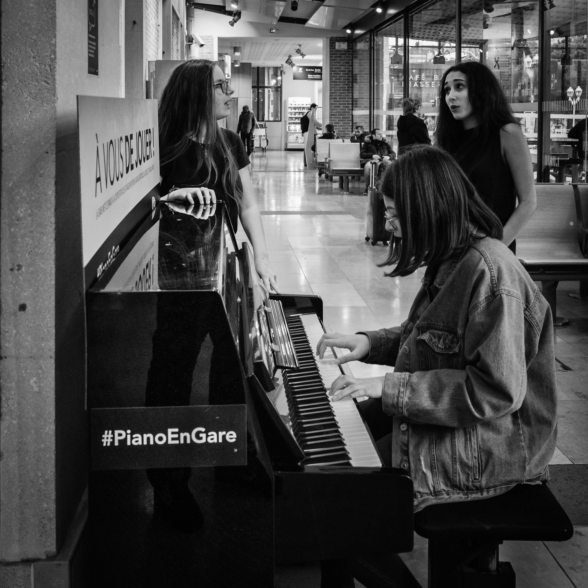 Piano en gare