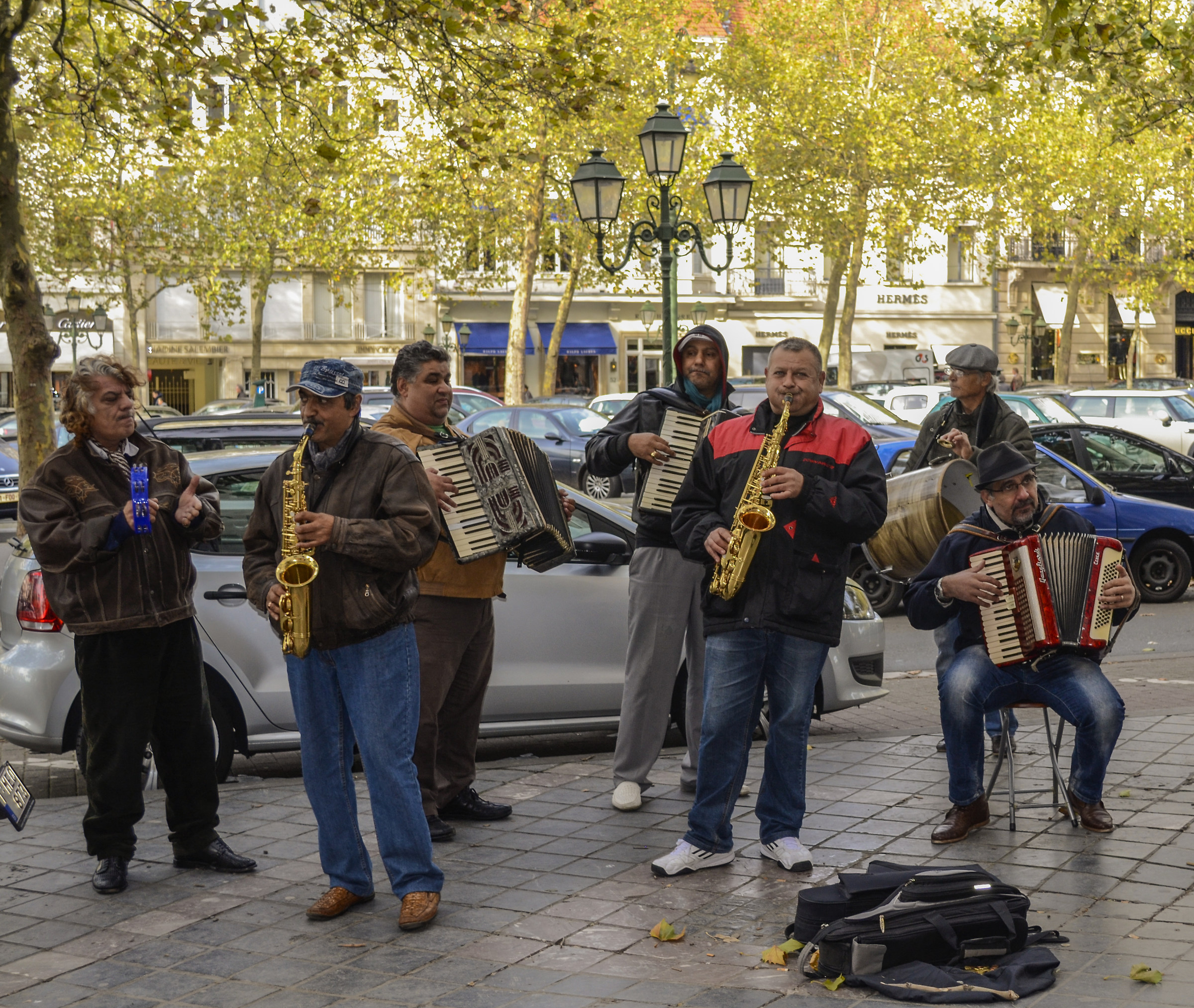 Group of musicians ...