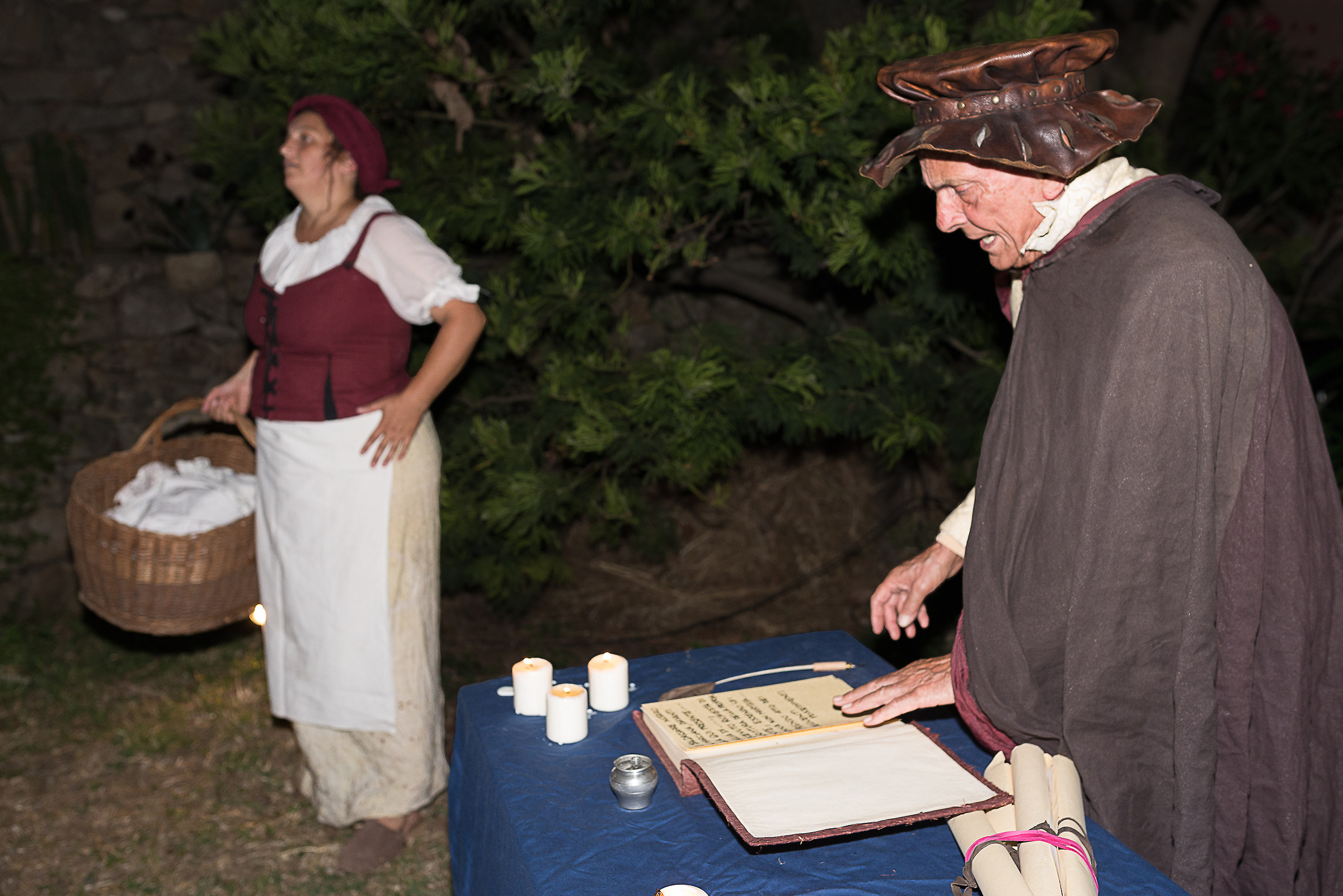 spettacolo itinerante Marciana nel '500