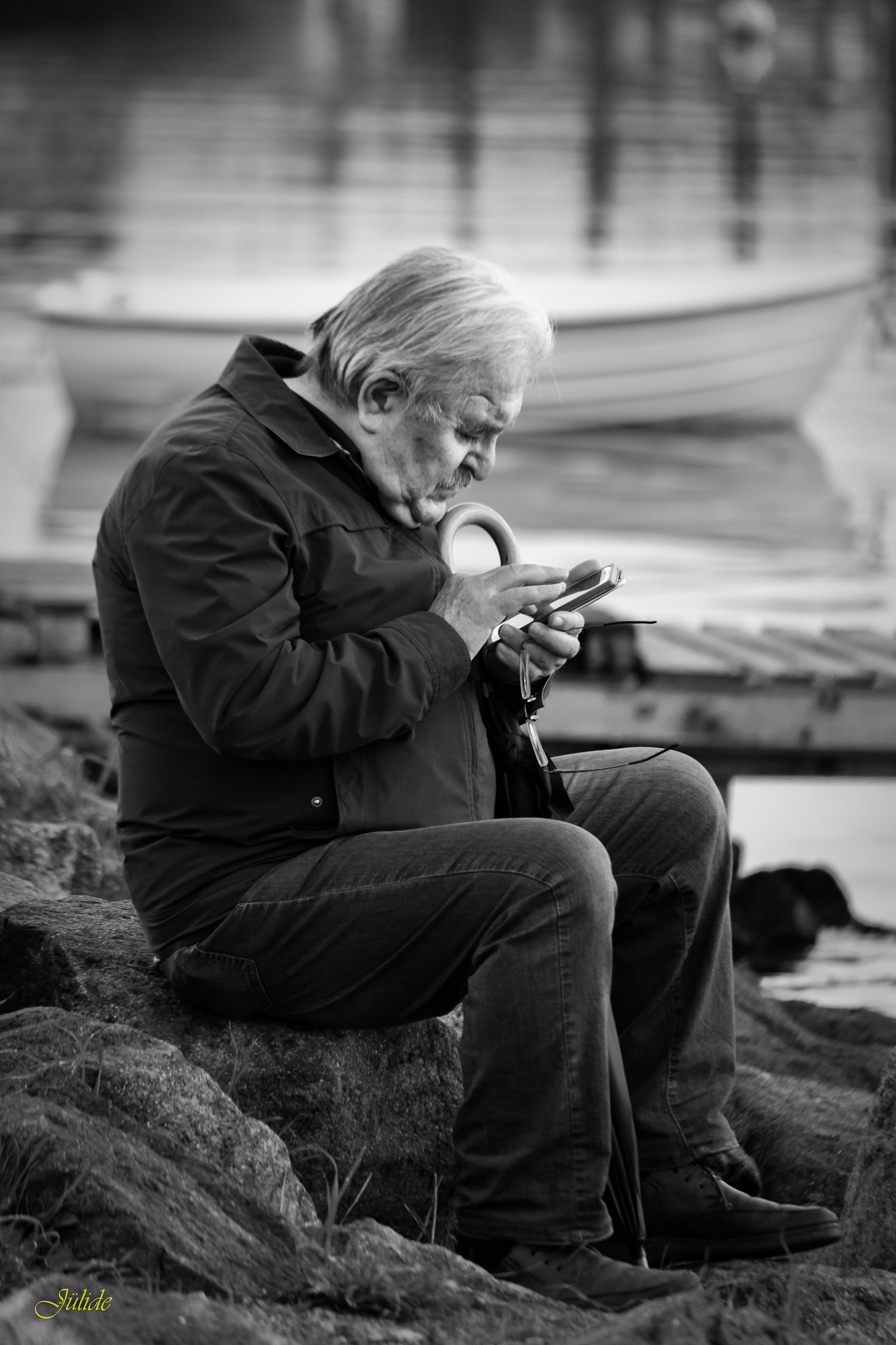 I waited in the same place