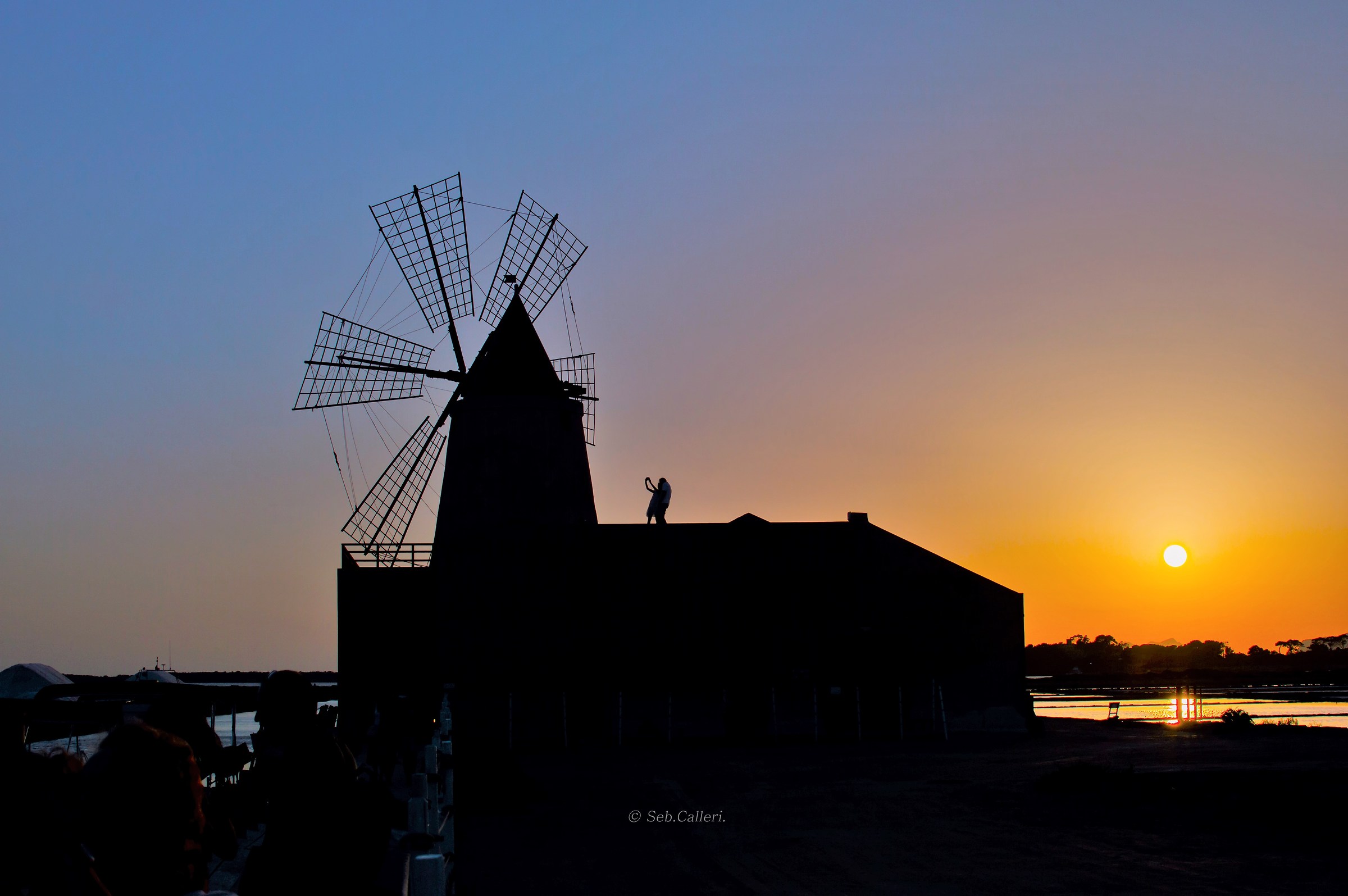 A selfie in the magic of the sunset ...