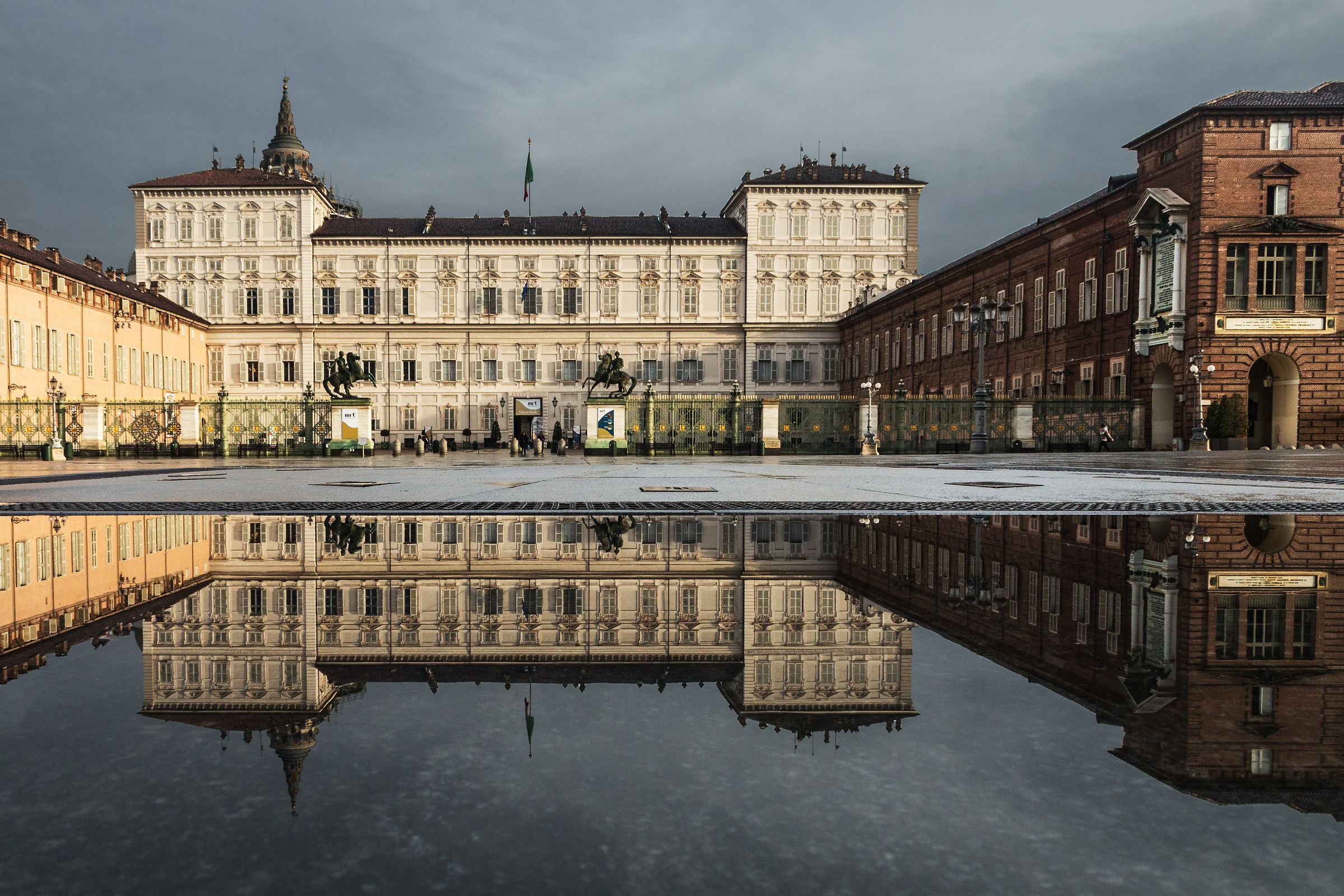 Reflections in Piazza Castello