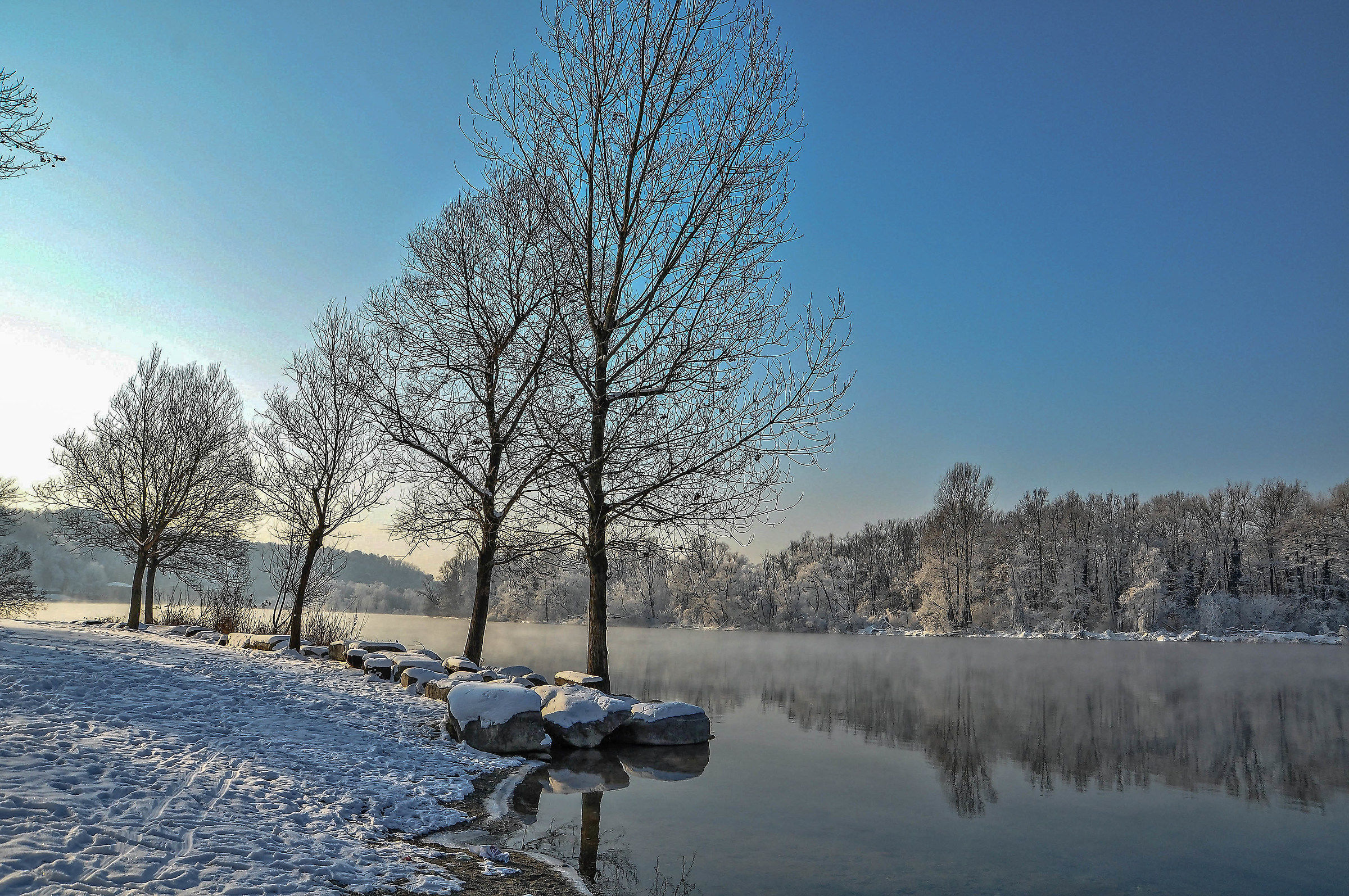 After the snow the sun