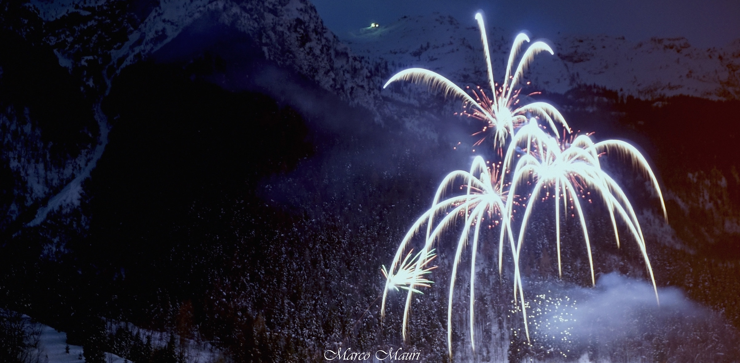 Prima prova ai fuochi d'artificio